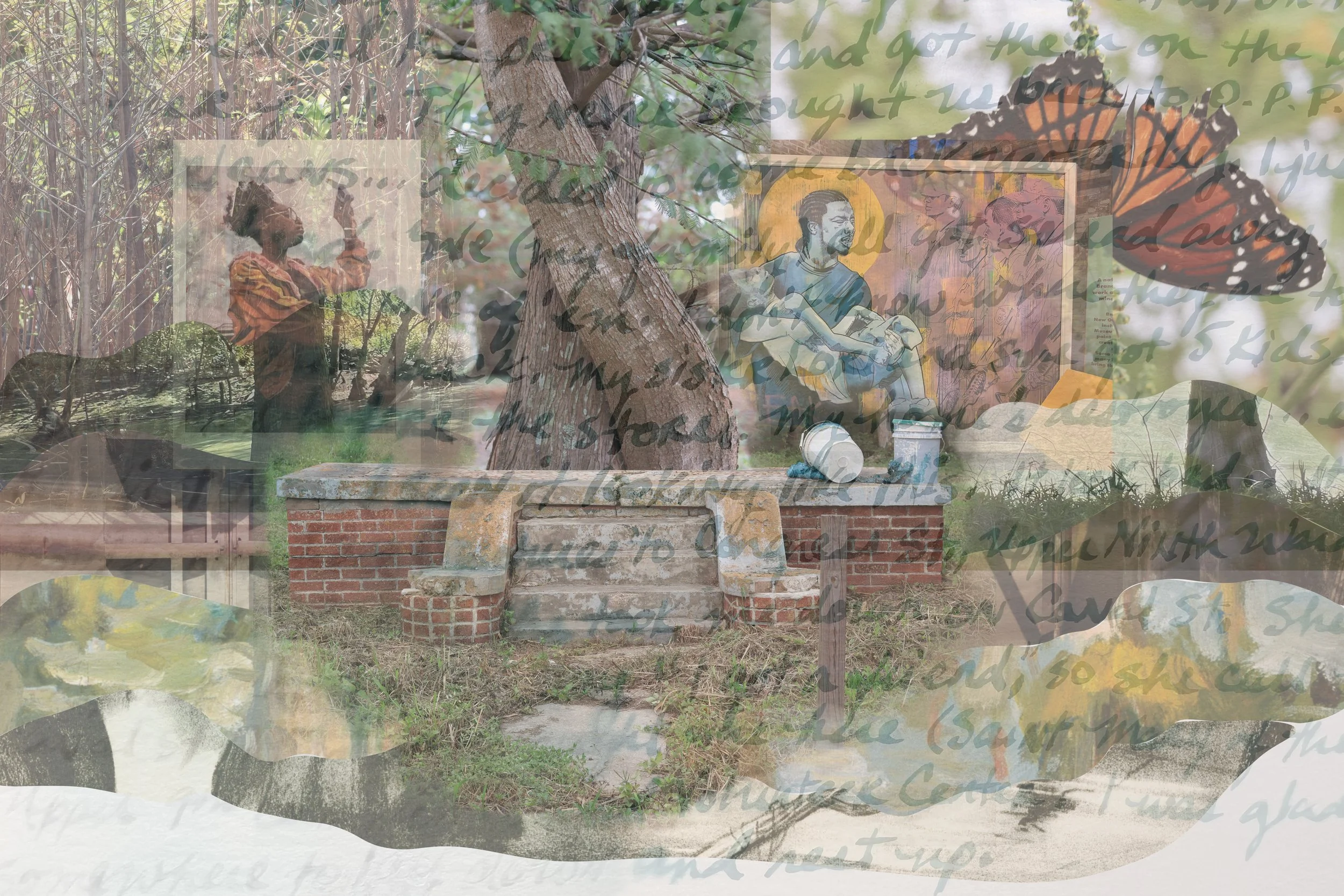 Lower 9 Memories, digital collage