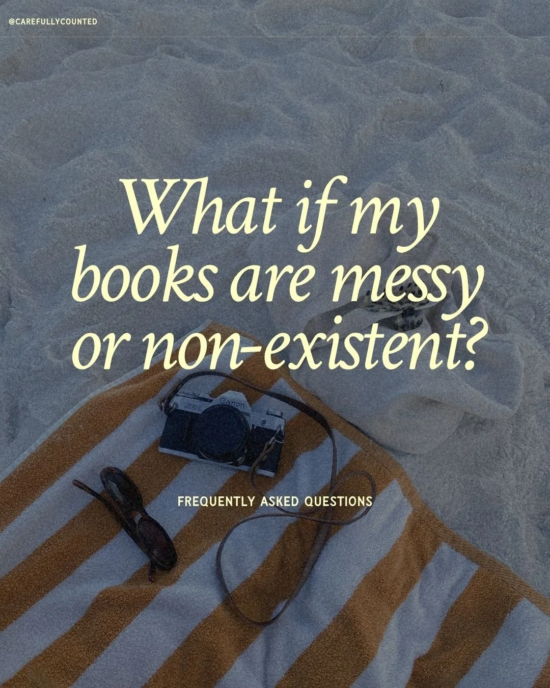 Honestly? This is probably the question I get asked most.

And I totally get it. There's this weird shame around admitting your books are a mess or that they don't even exist yet. Like you're supposed to have it all figured out before you ask for hel