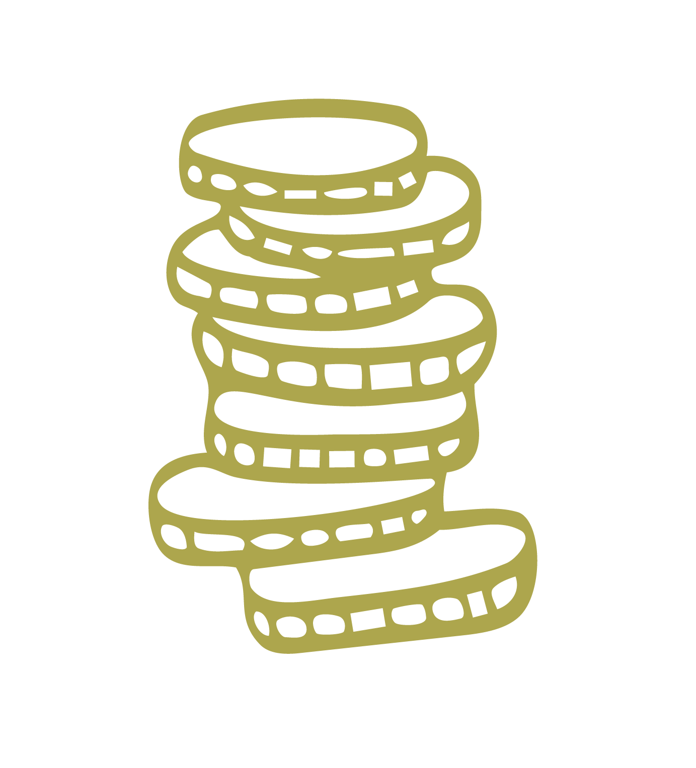 Illustration of a stack of gold coins.