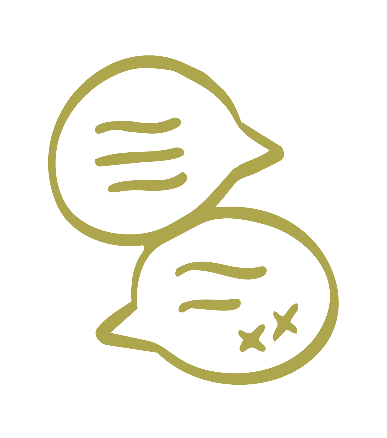 Two facial expressions with speech bubbles to contact Carefully Counted for your bookkeeping & tax prep needs for your small business.