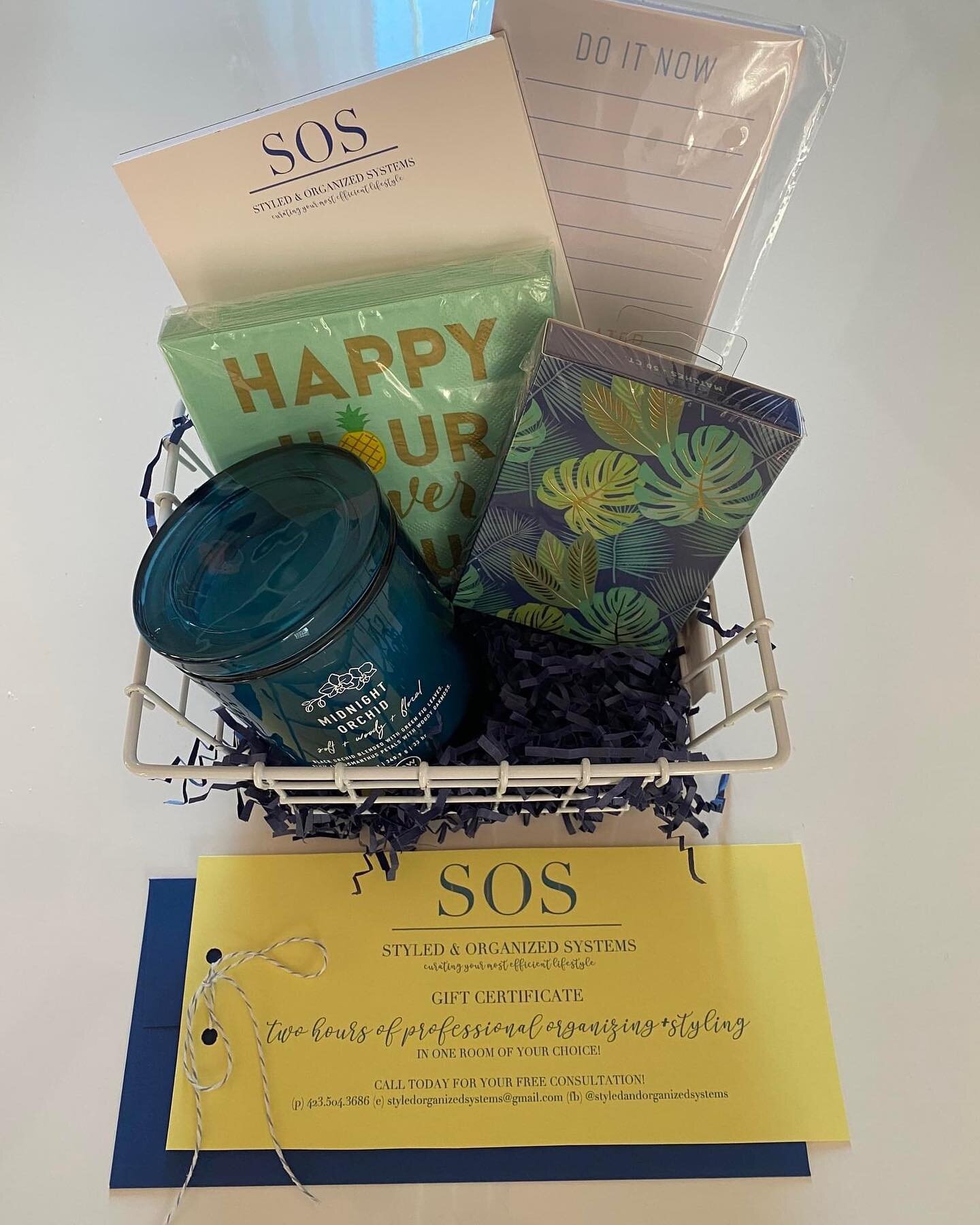 🌷 This is your last minute reminder that a gift certificate from SOS is only a click away!  Reward MOM this #mothersday with the gift of a stress-free space! 🥰

Click the link in our bio to purchase directly from the website or DM us for details on