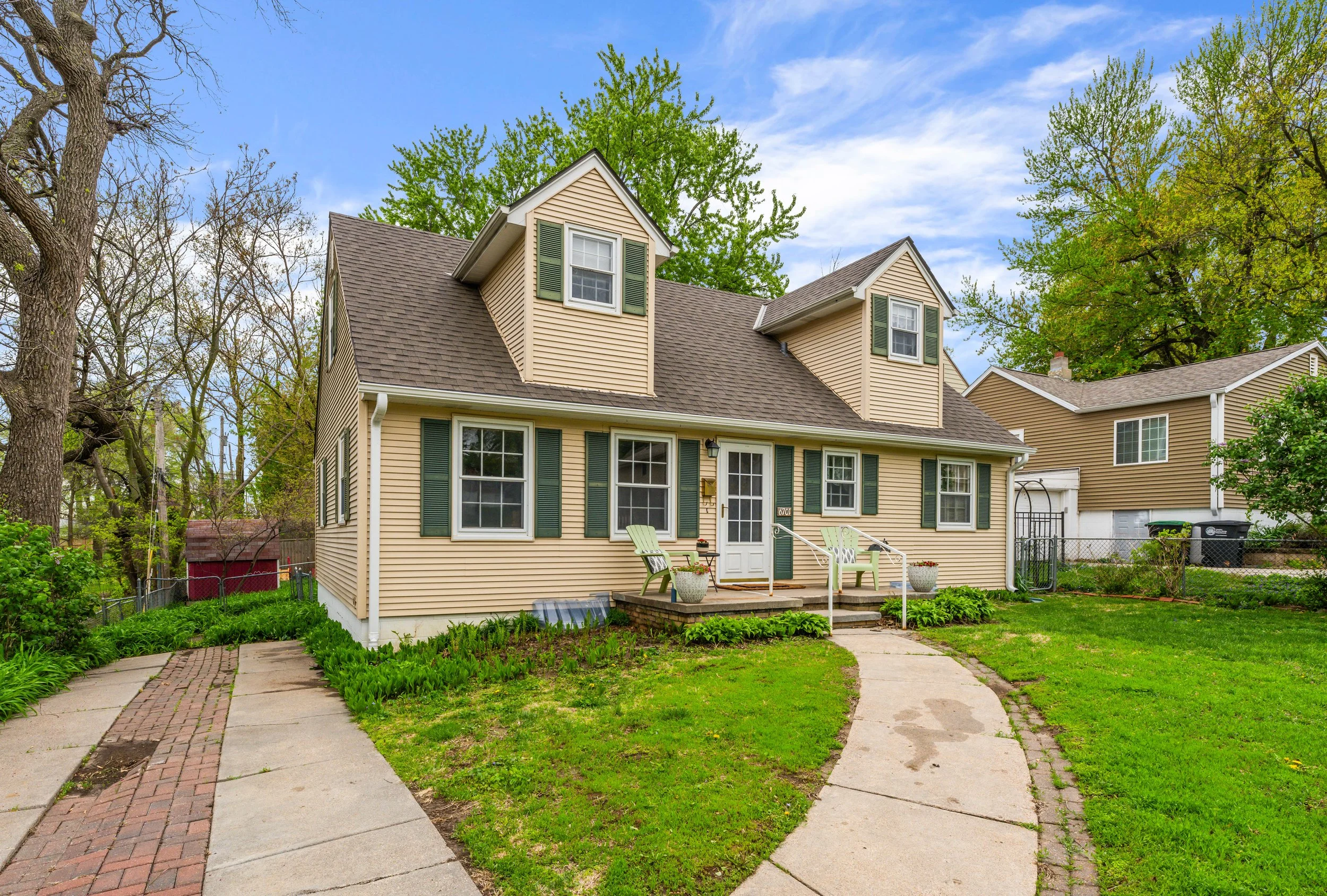 Exterior detail shot, real estate photography portfolio