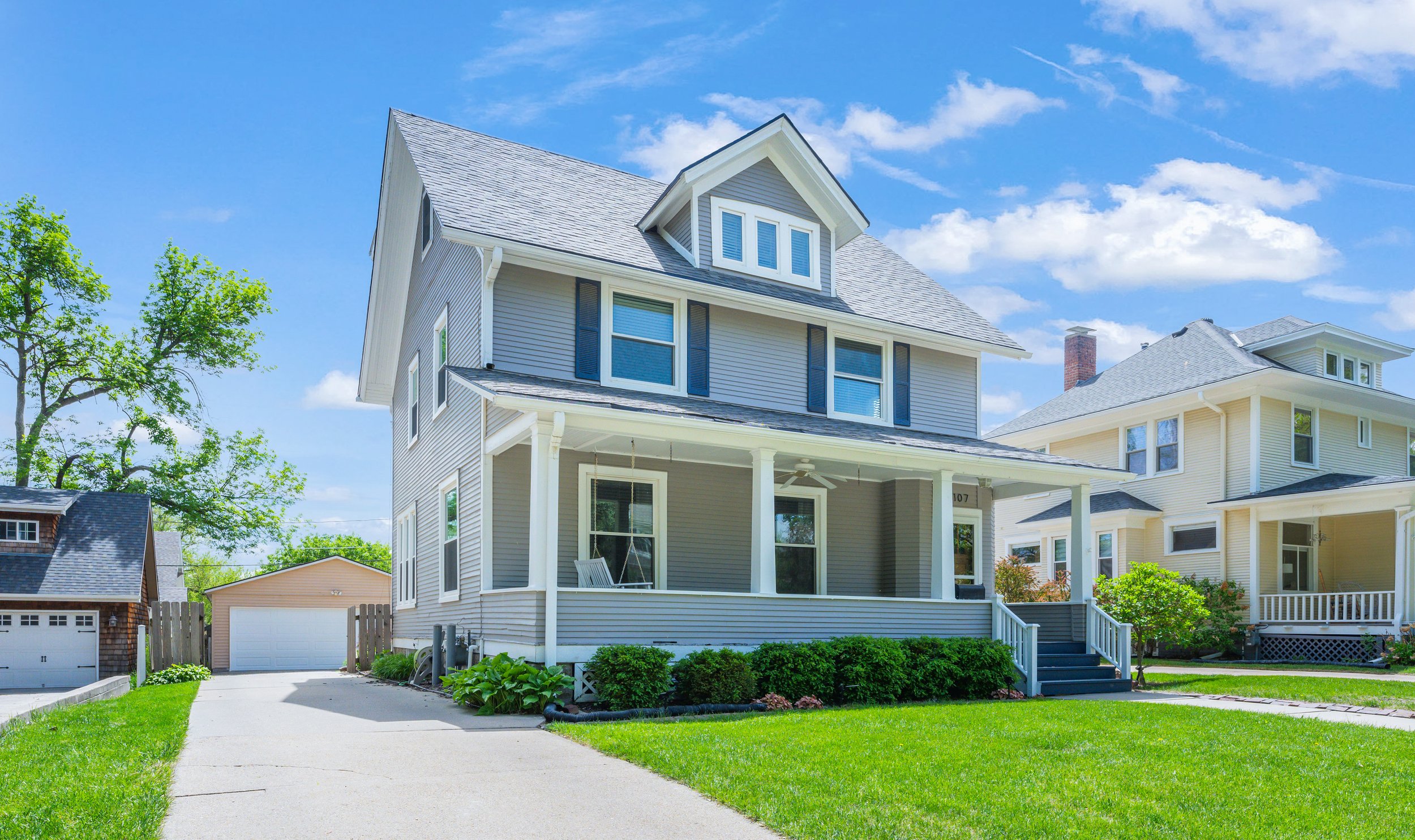 Exterior detail shot, real estate photography portfolio