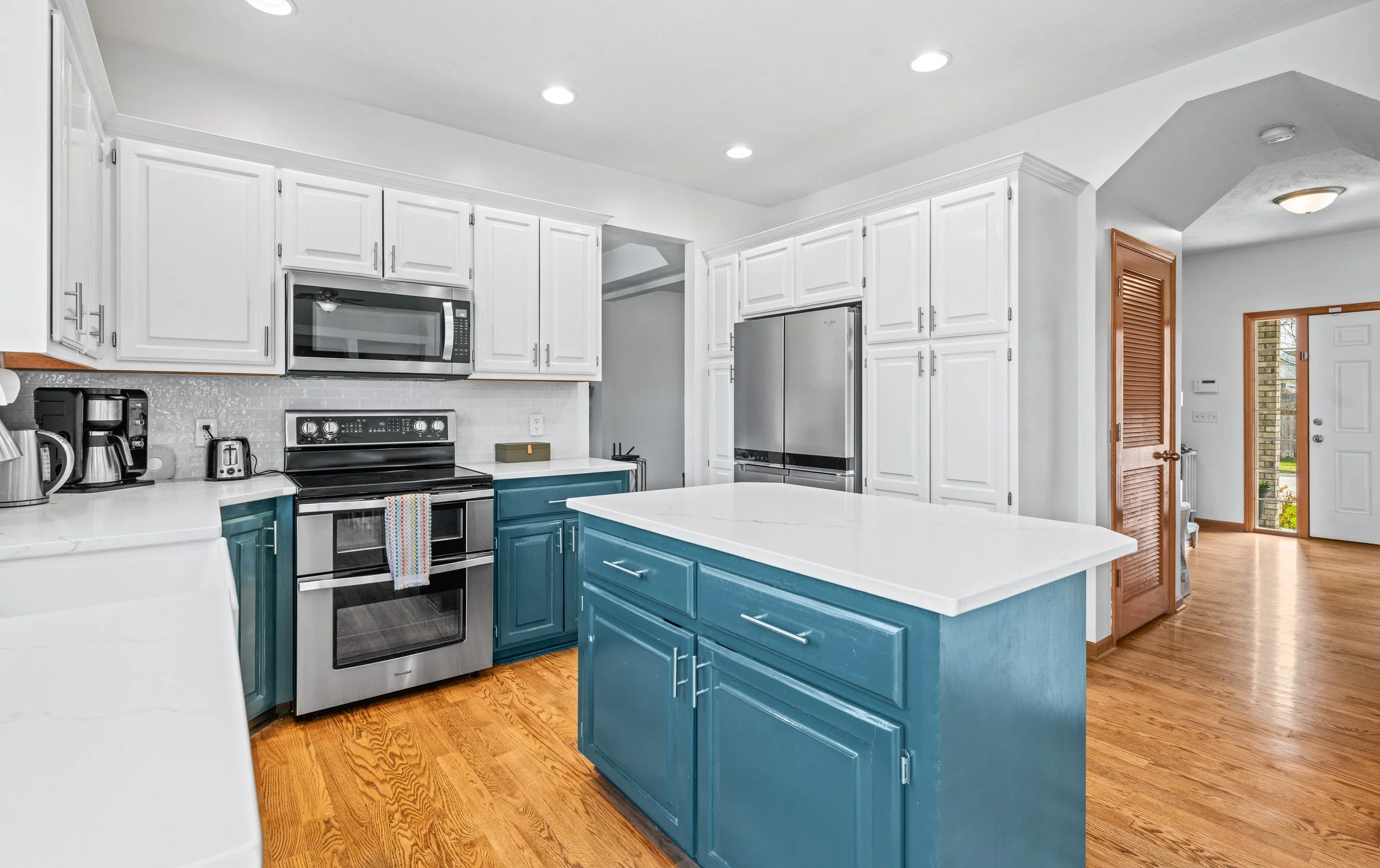 Kitchen interior with natural light, HDR real estate photography
