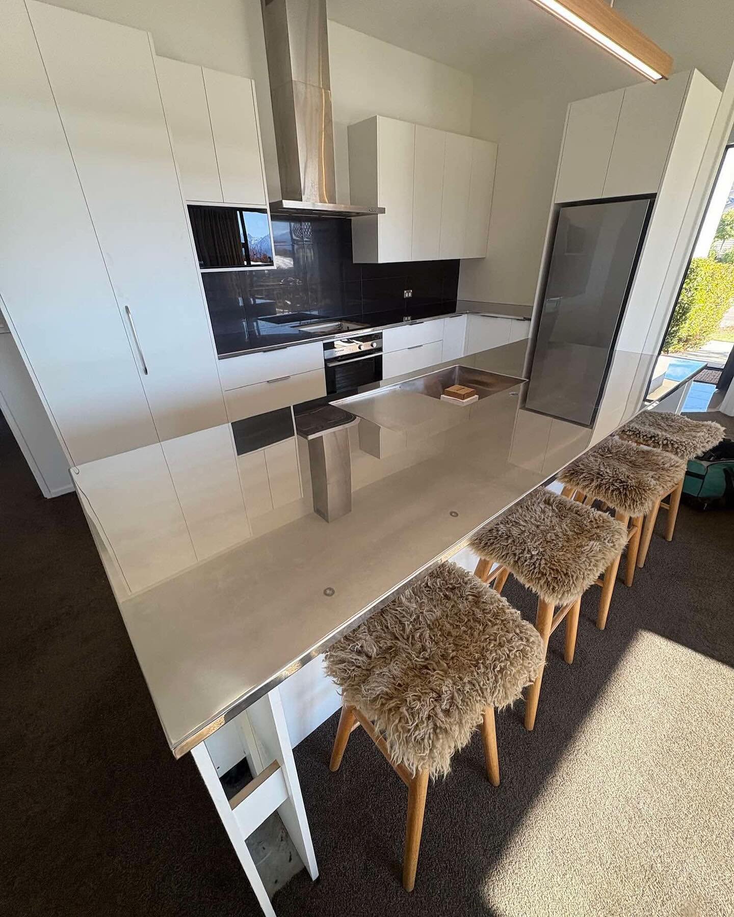 stainless steel bench top