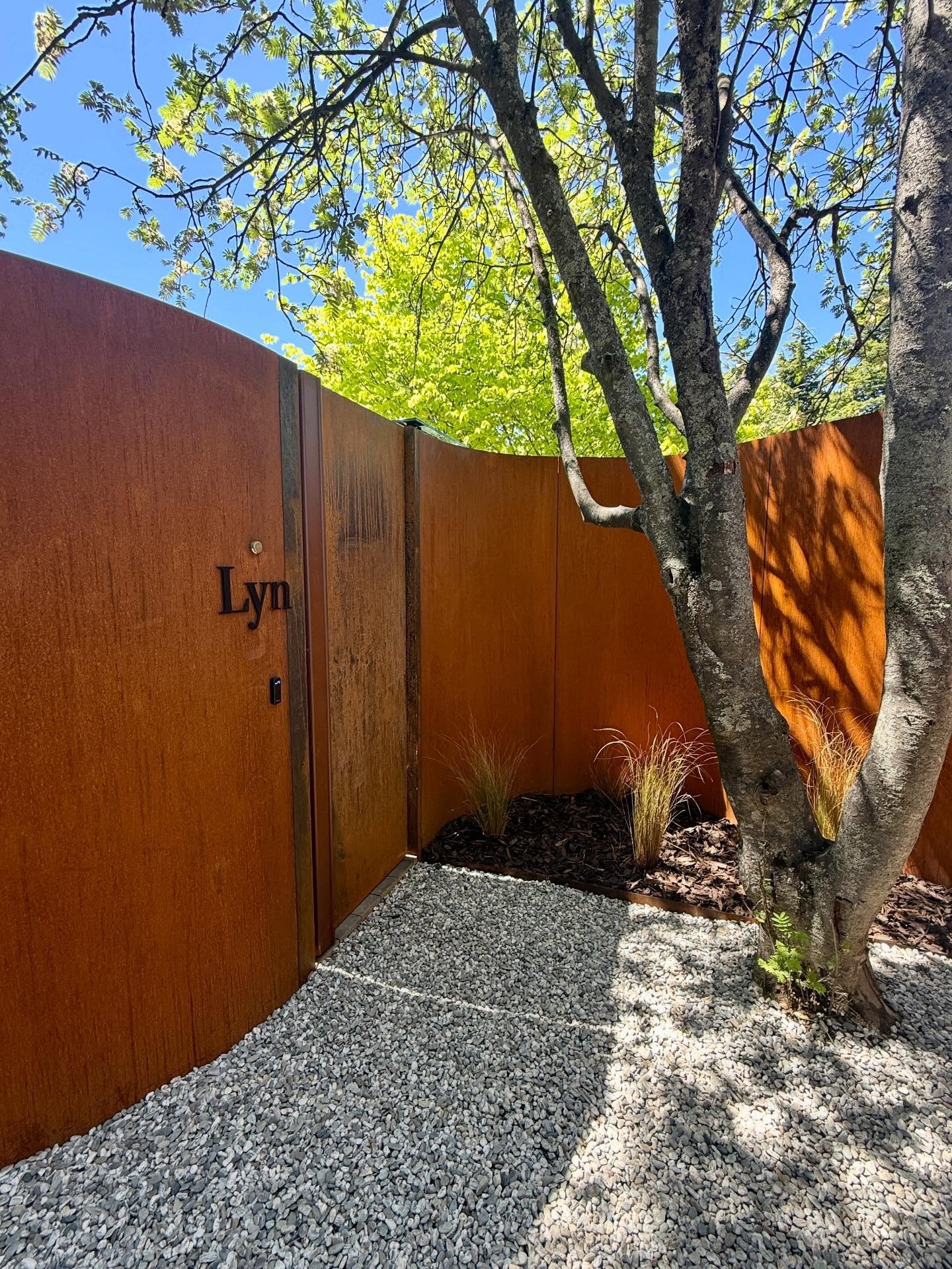 corten fence