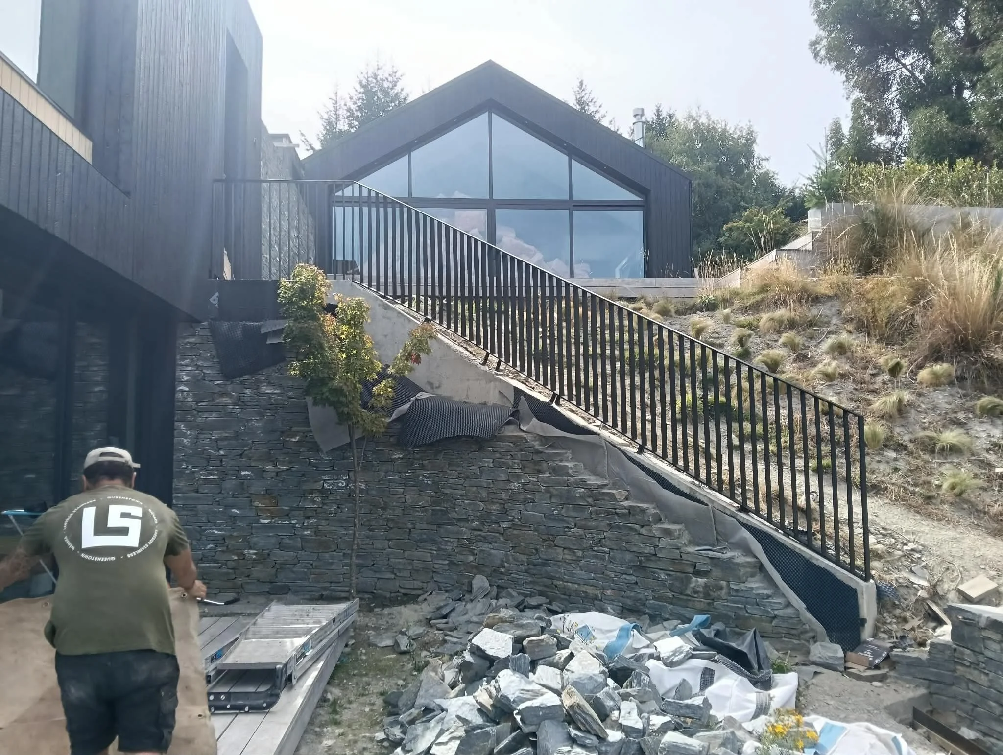 steel painted balustrade