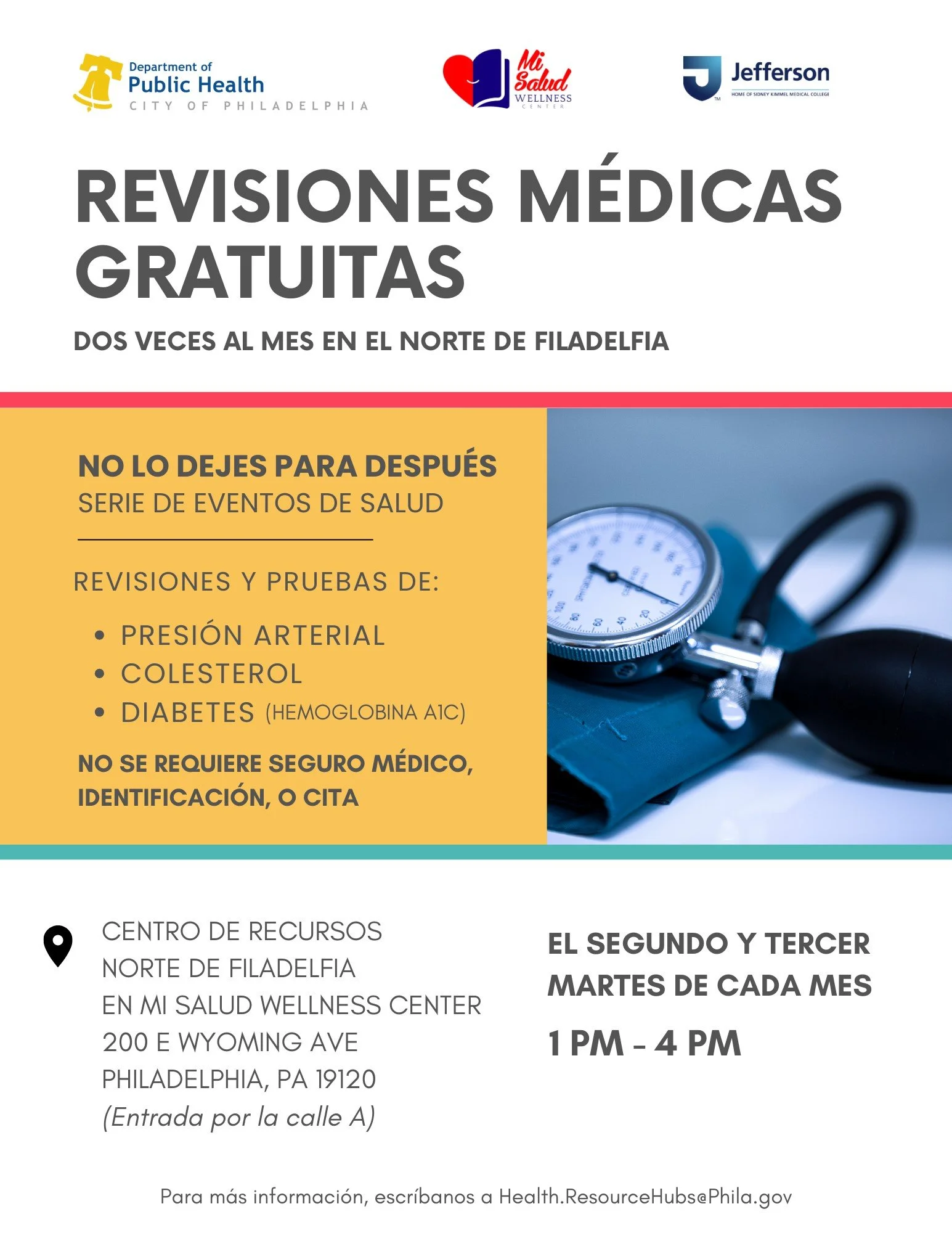 Revisiones Médicas Gratuitas
