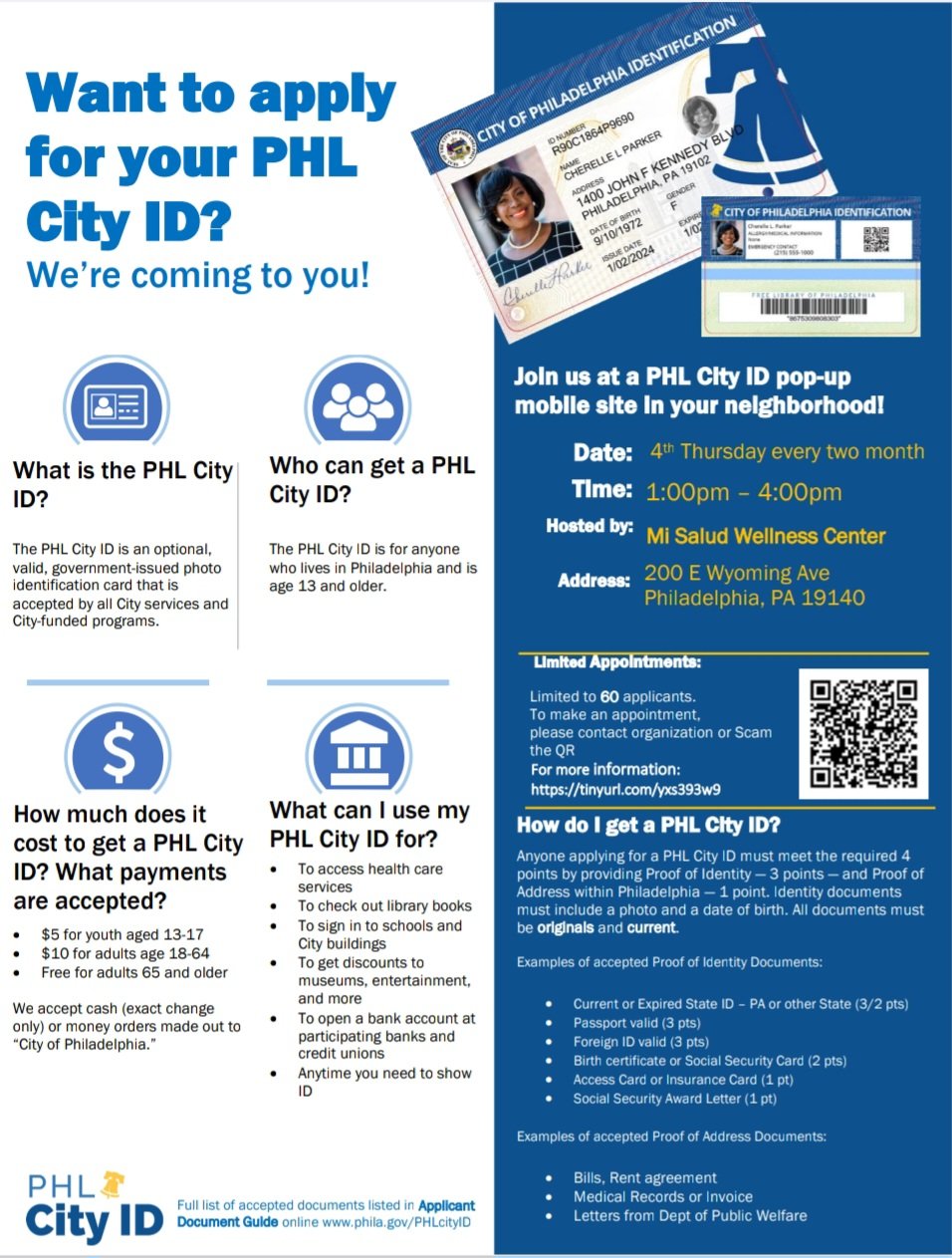 PHL city ID