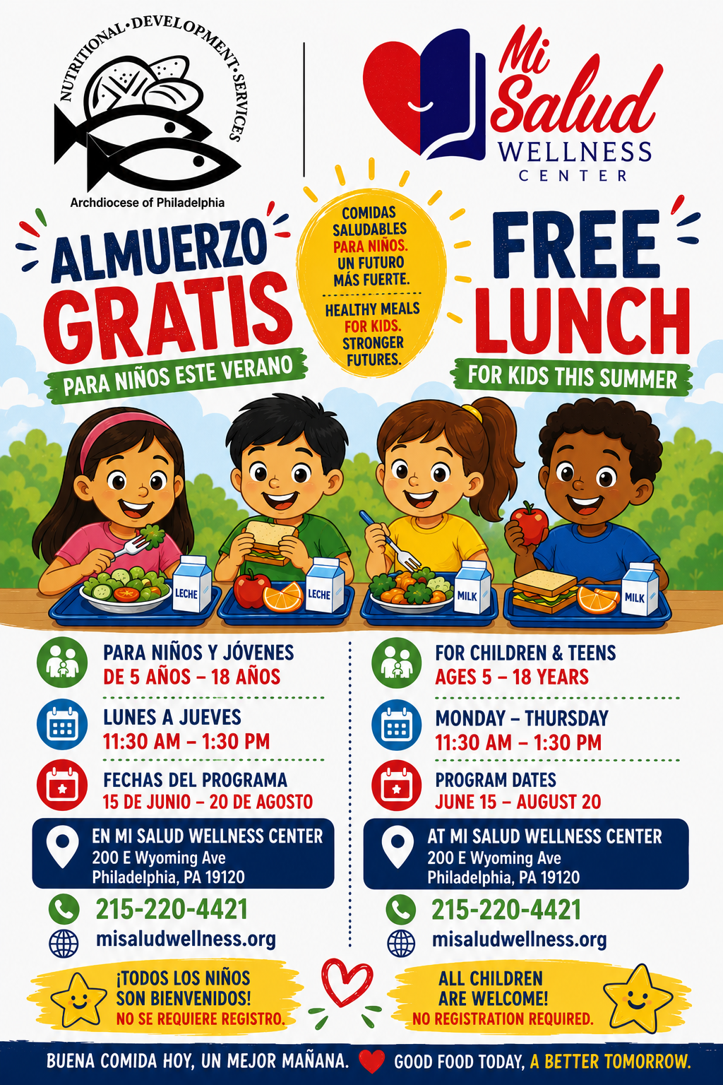 Summer Meals - Lunch Only
