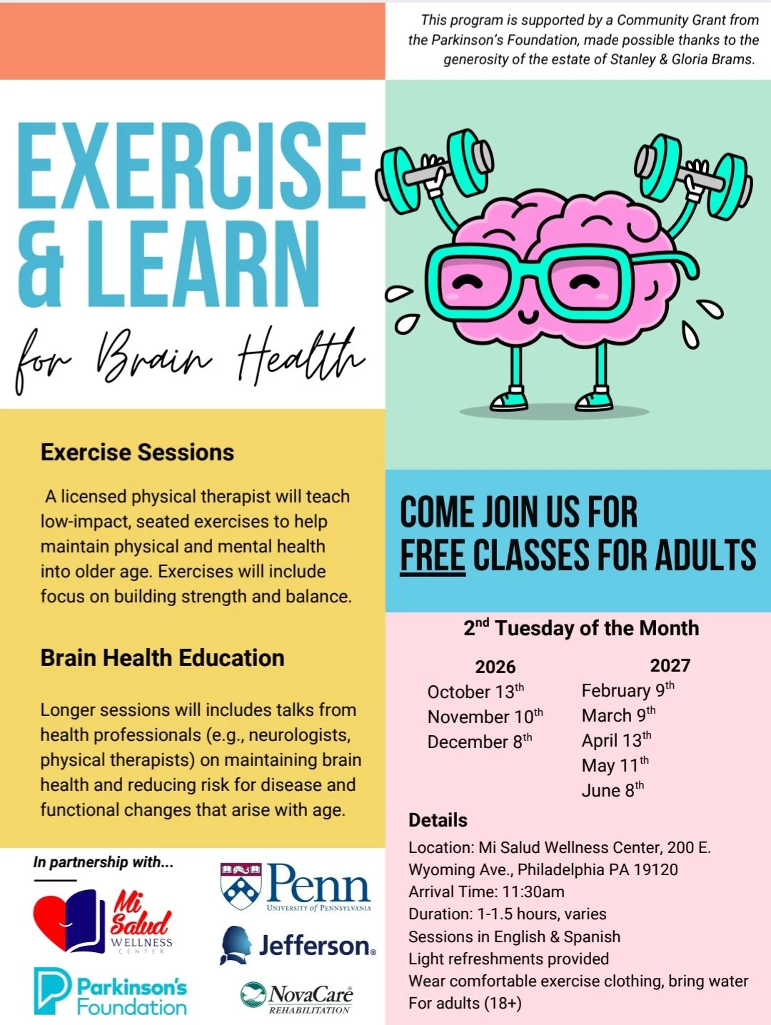 Exercise &amp; Learn for Brain Health 