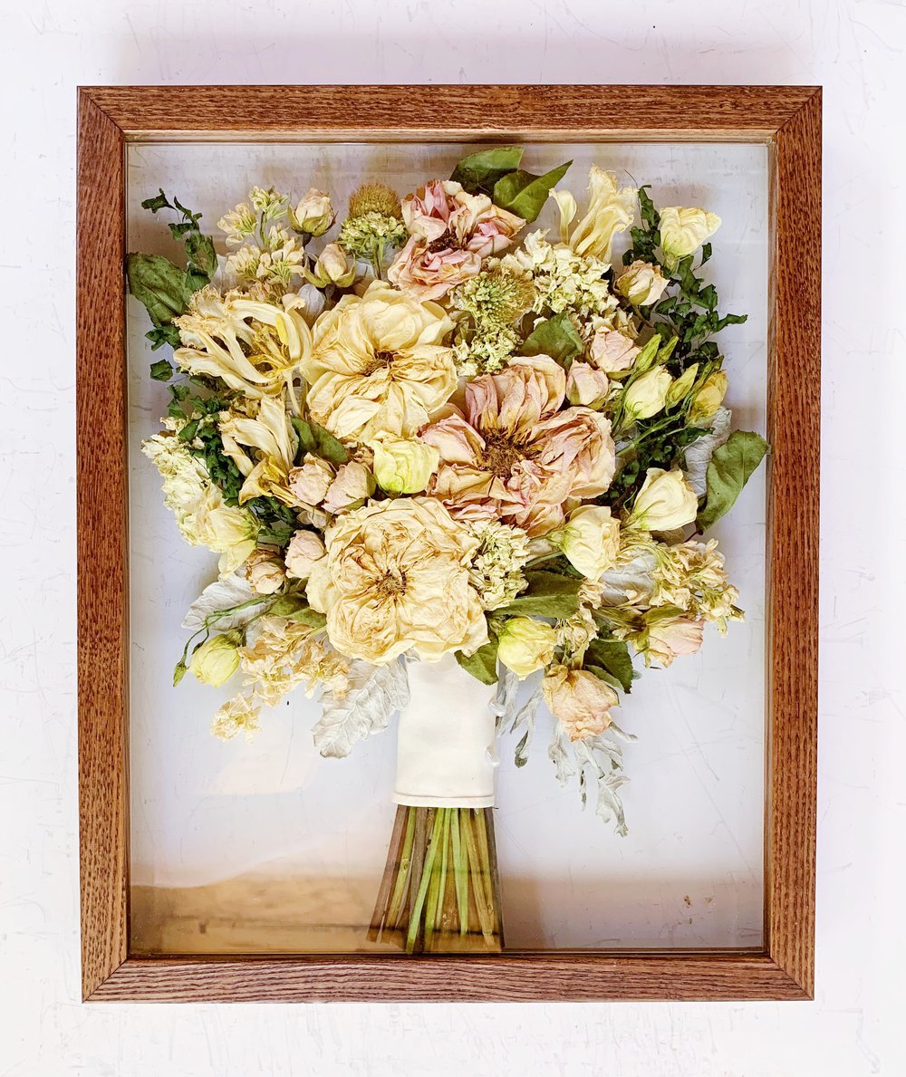 Wedding Bouquet Preservation Metal Frame, 11x14 inches — Atlanta Flower  Press