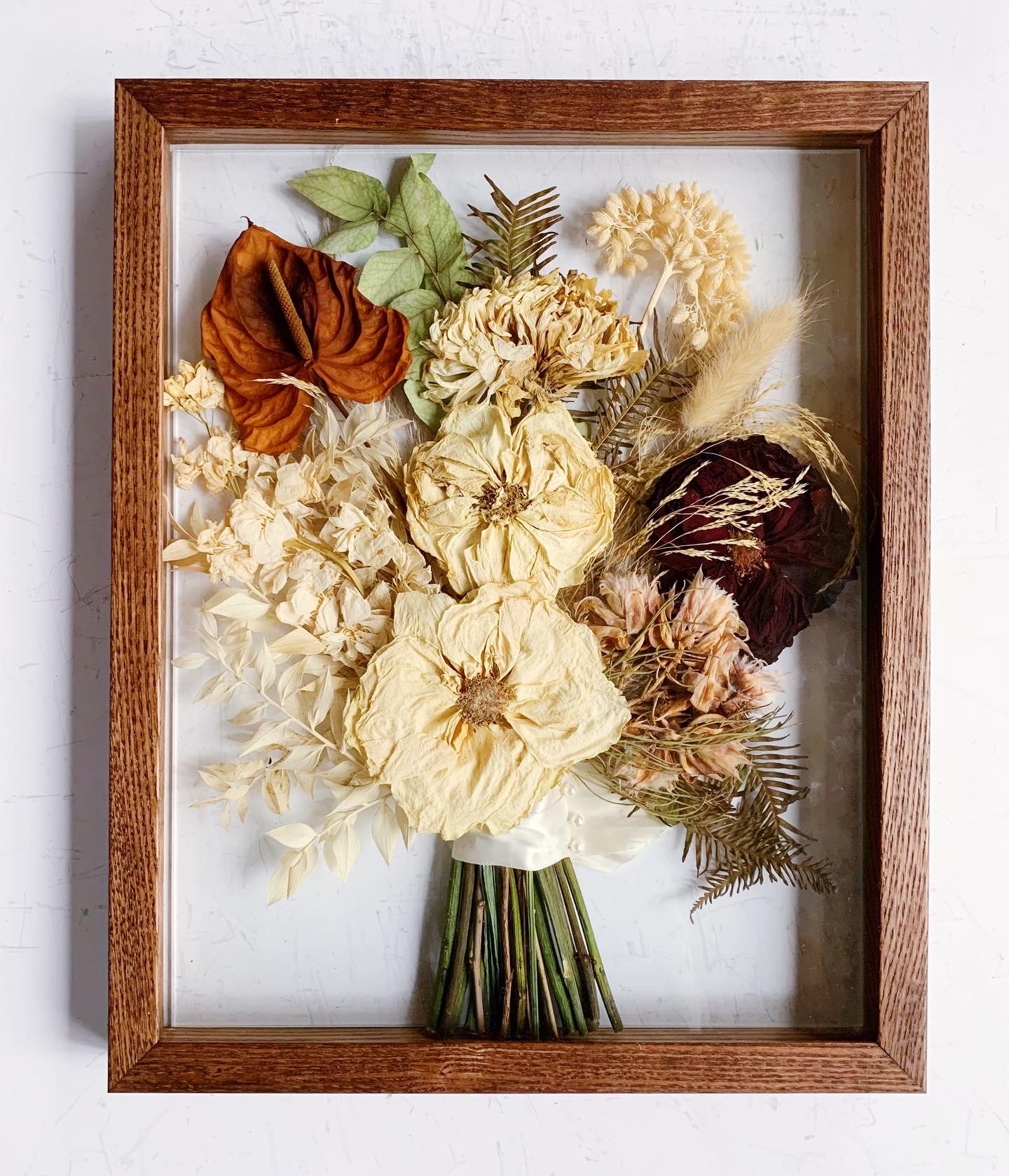Wood Floating Frame Wedding Flower Preservation 11x14inch — Atlanta Flower  Press