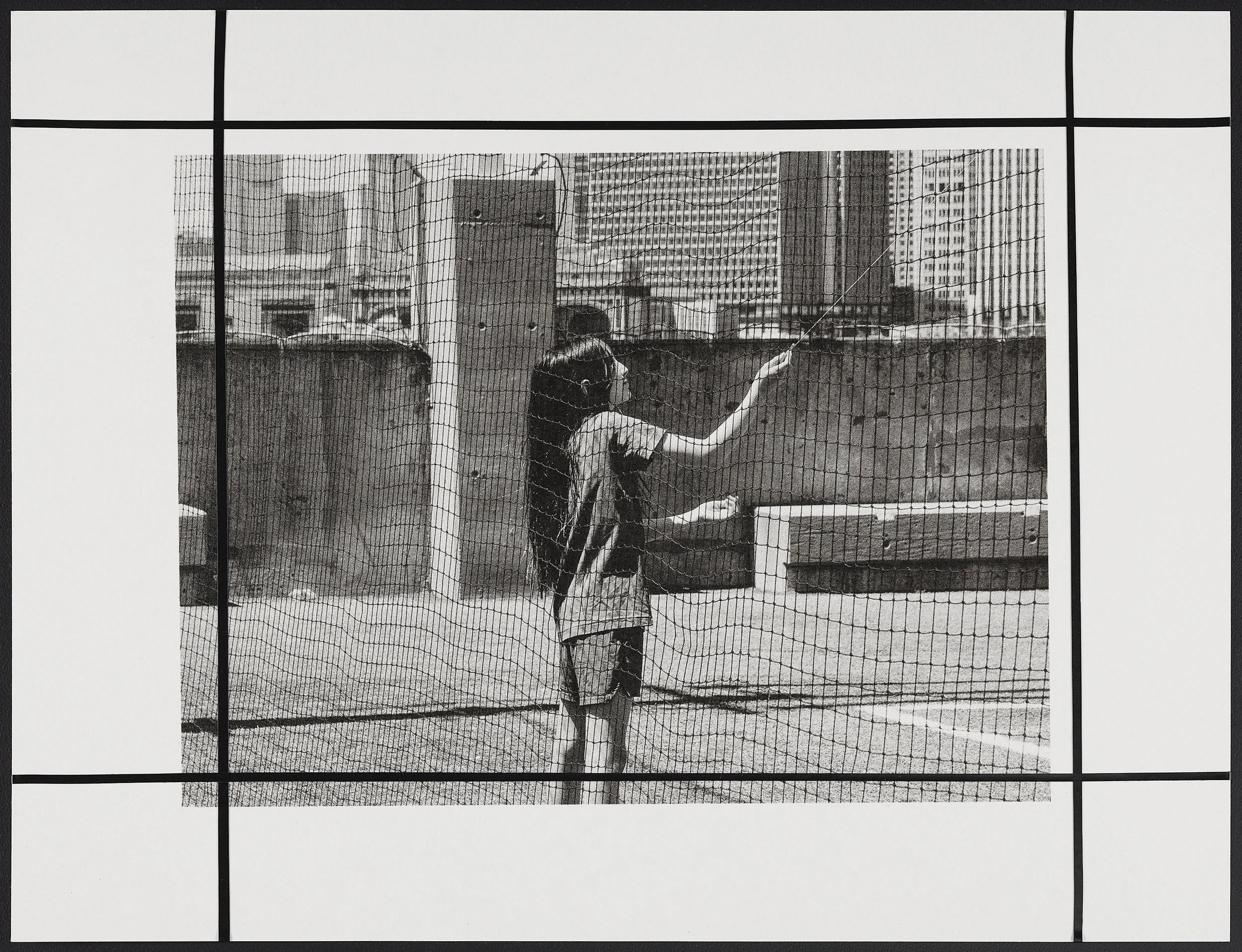  On Being Led, Gridded, 2025