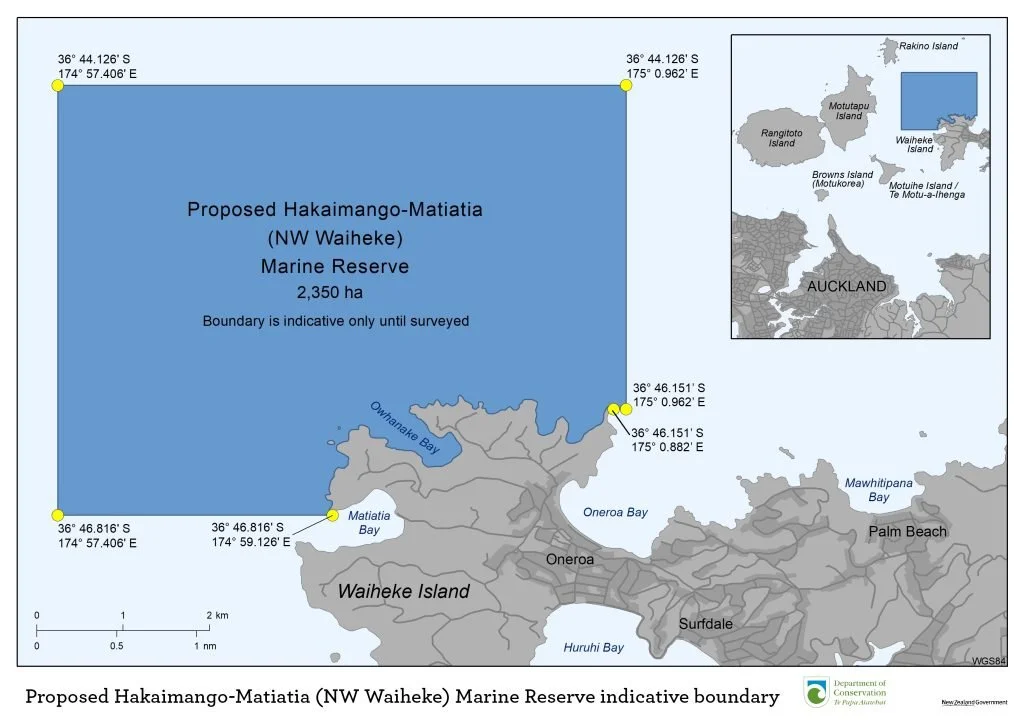 Submission: Hākaimangō-Matiatia Marine Reserve