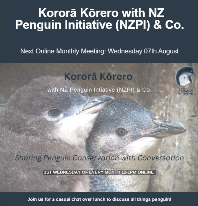 Our next Online Monthly Meeting is coming up next week Wednesday from 12-1pm. Email admin@nzpi.nz if you are keen to join 🐧