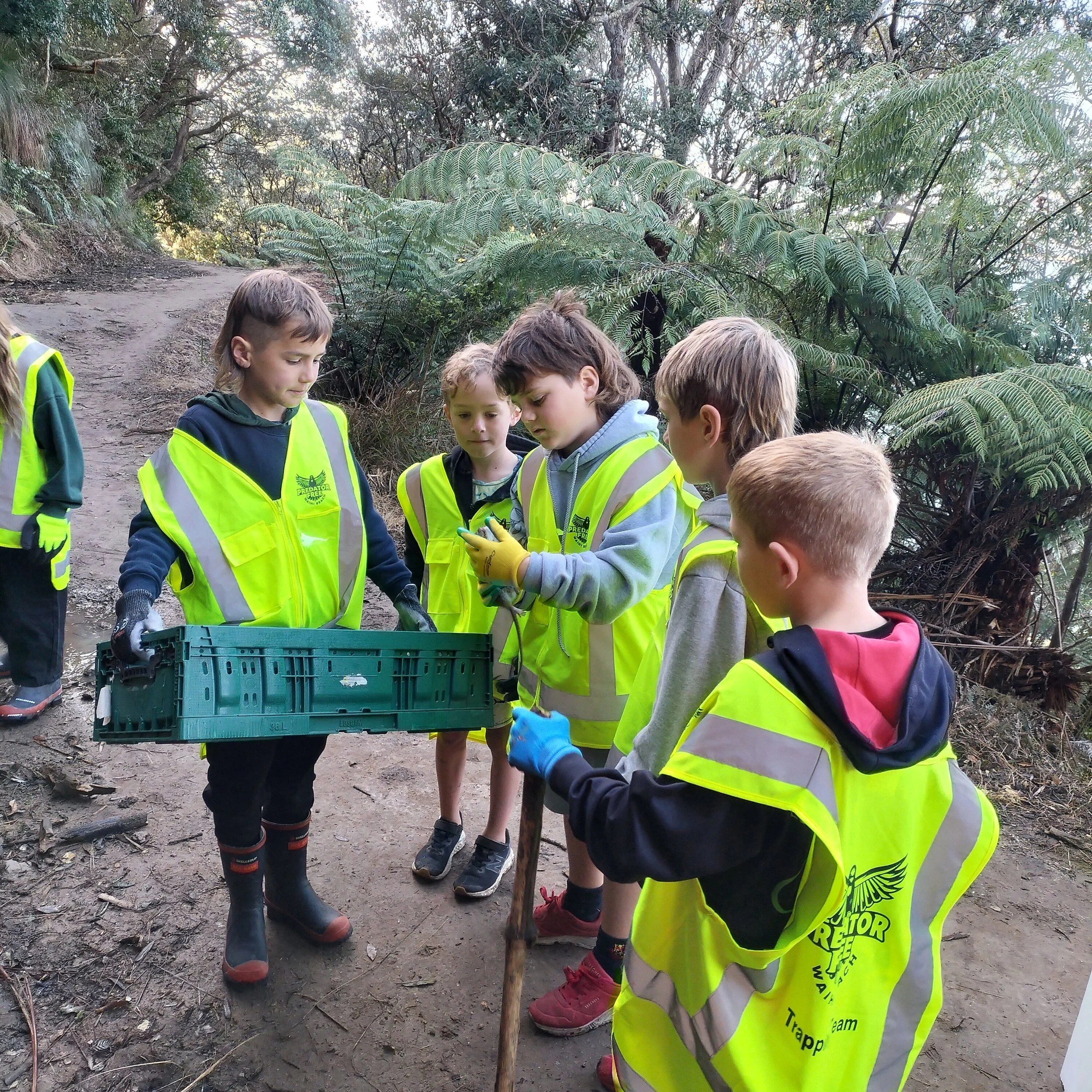 Predator Free Waihi Beach team at work
