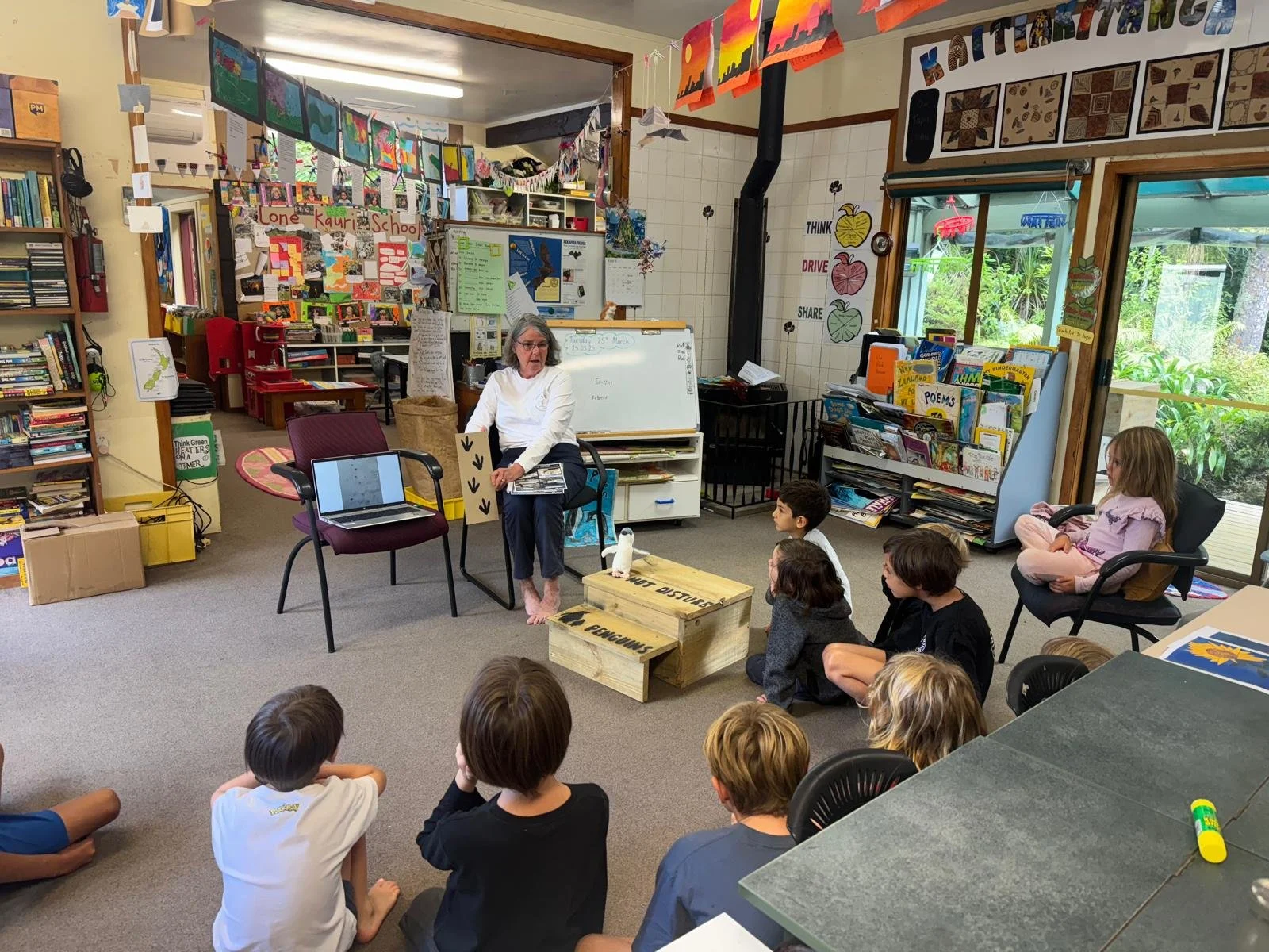 Karekare Landcare's Lone Kauri School activity about Little Penguins