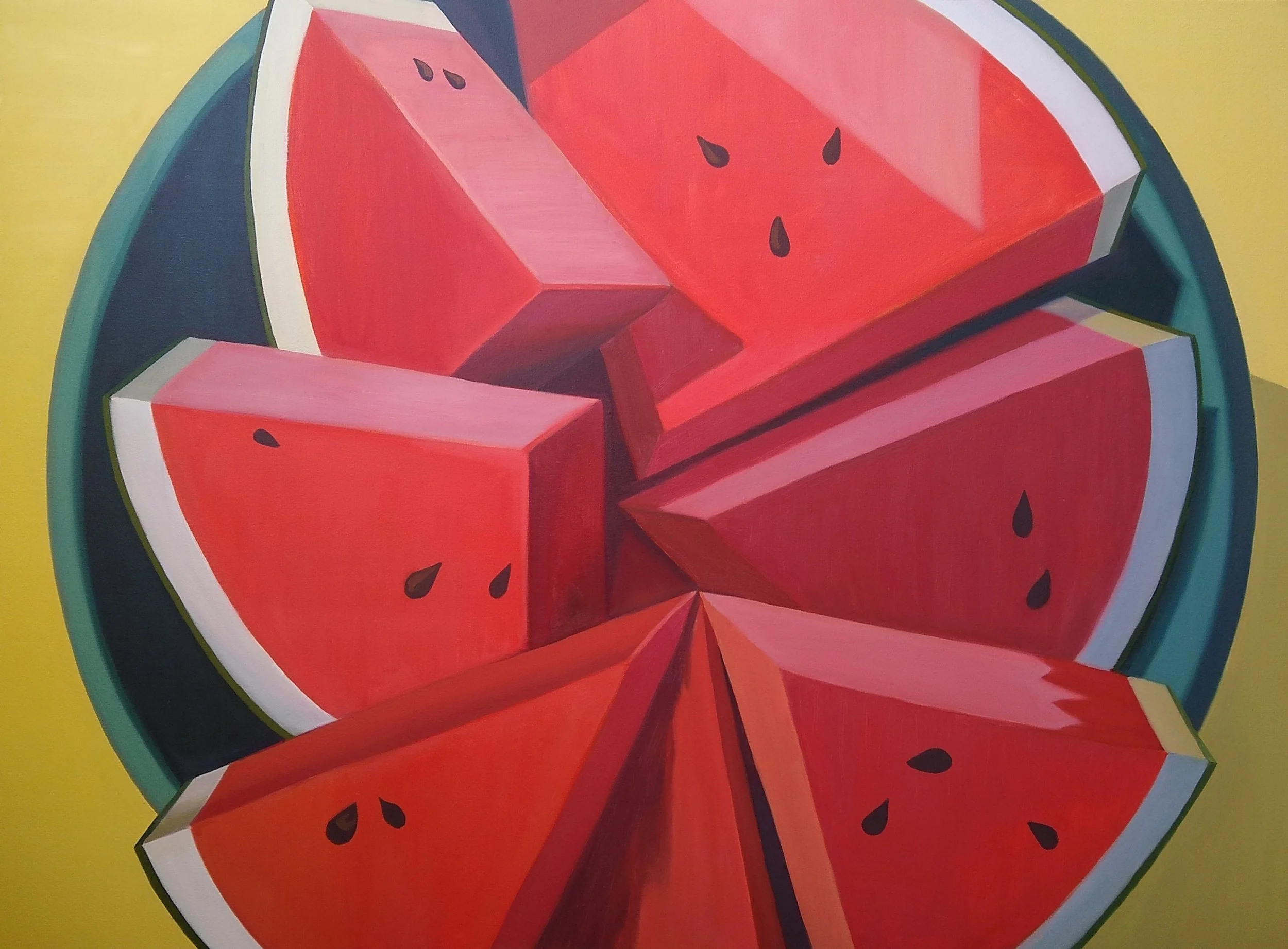 Juicy, 36 x 48 inches, oil on canvas, $3000, Available