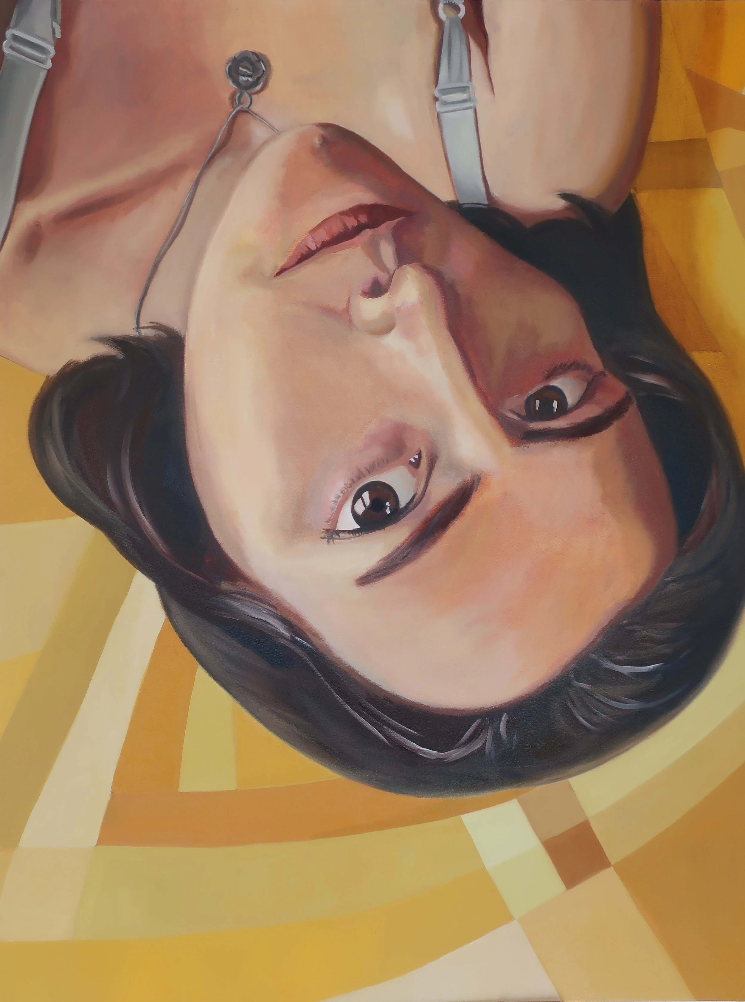 "Presence," 2023, Mattix, 36 x 48 inches, oil on canvas.