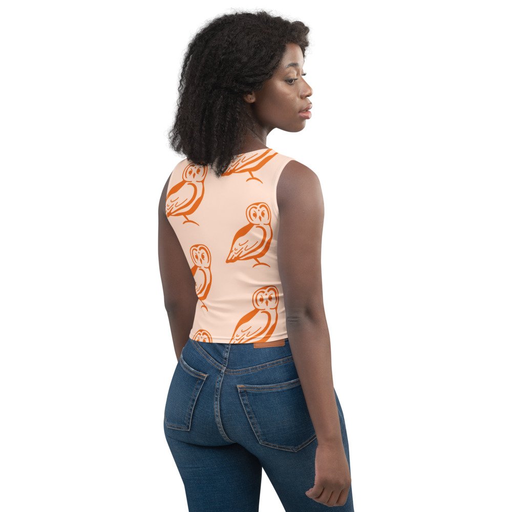 Tank top that looks wonderful on everyone with the light colors and owl pattern it is the perfect casual top