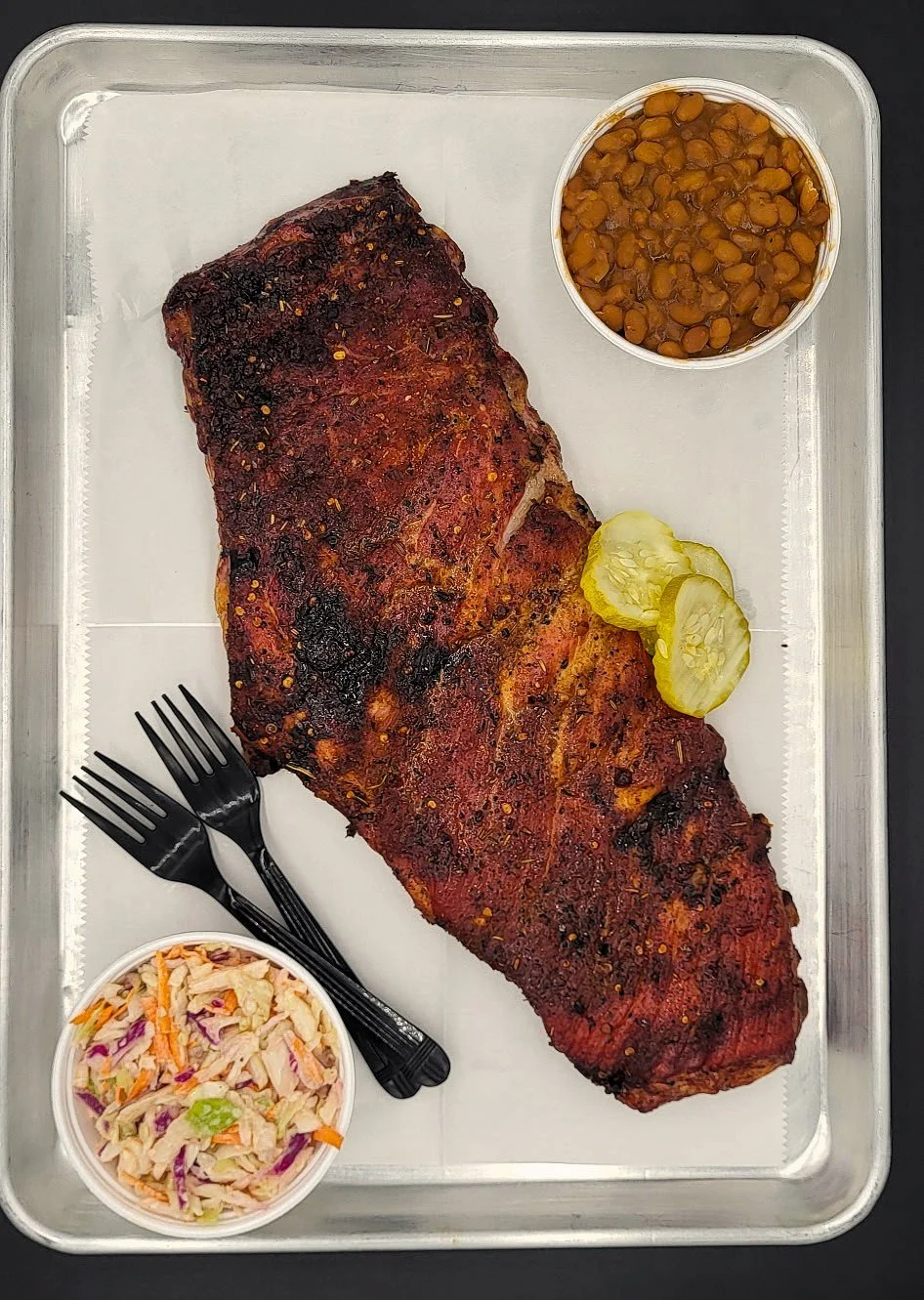 Rib Dinner for 2!  Heat & Eat