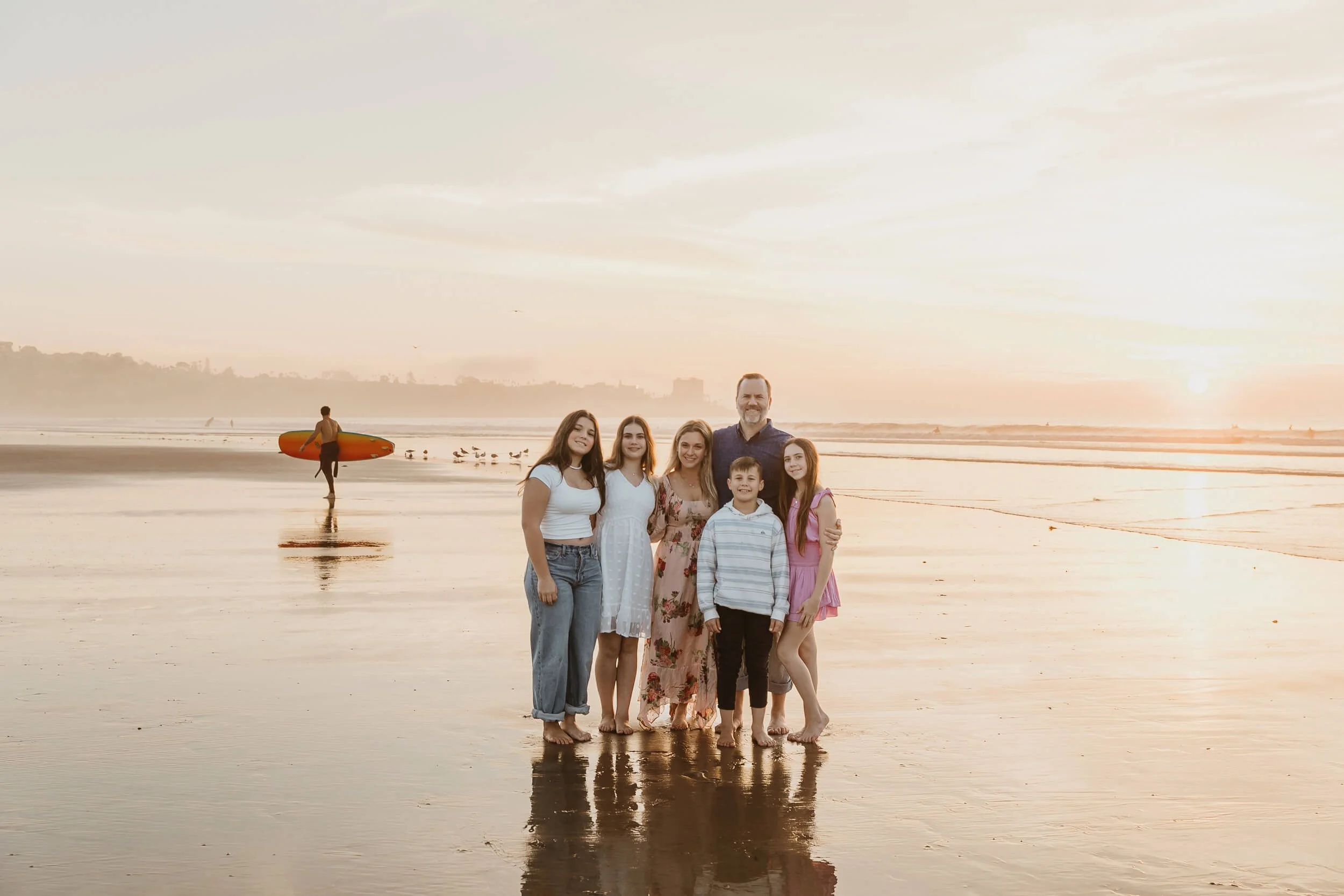 La Jolla Shores and Scripps Pier Family Photography in San Diego