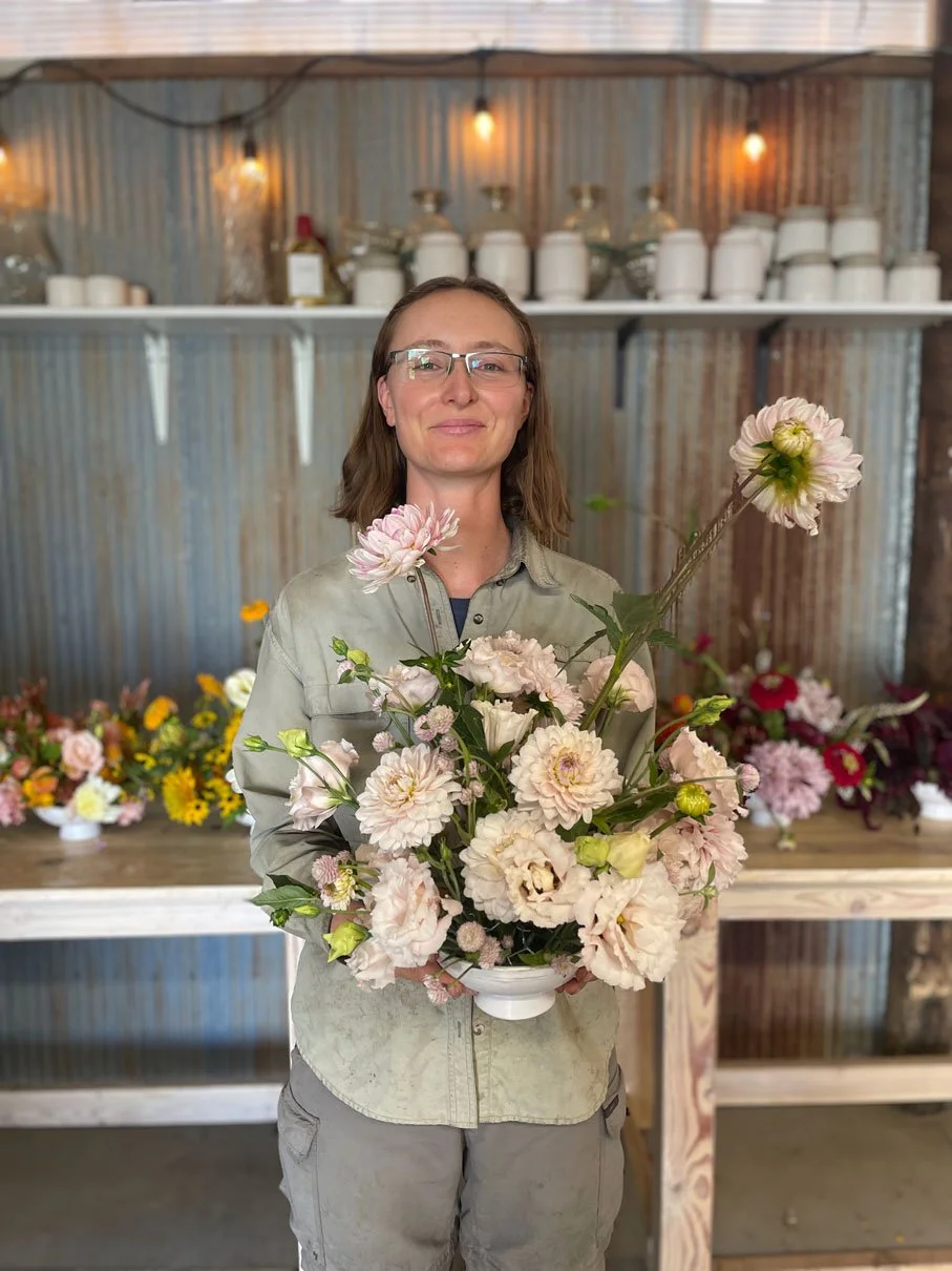 Erin with a blushing beauty