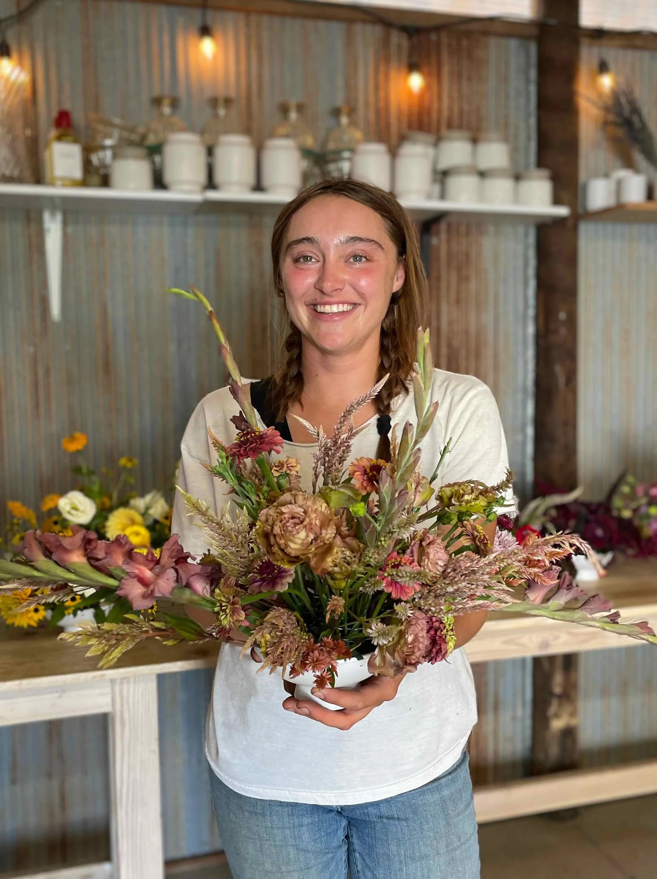 Jane and her piece titled "Situationship"