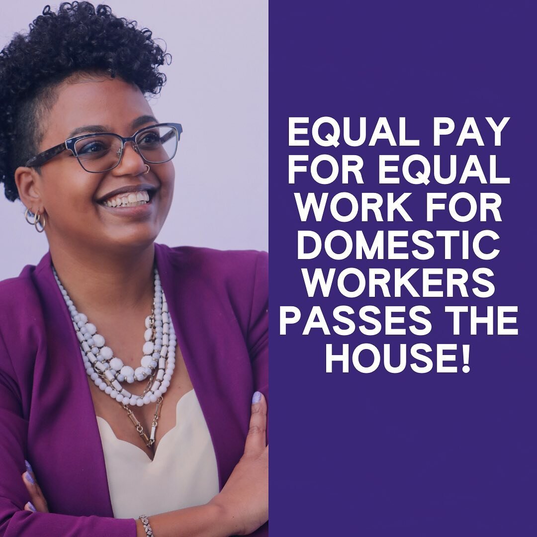 Did you know that domestic workers in Rhode Island are currently limited in earning the minimum wage? Well today, the House passed my bill to change that and align our laws with federal laws.

Removing this restriction is important for creating fair 