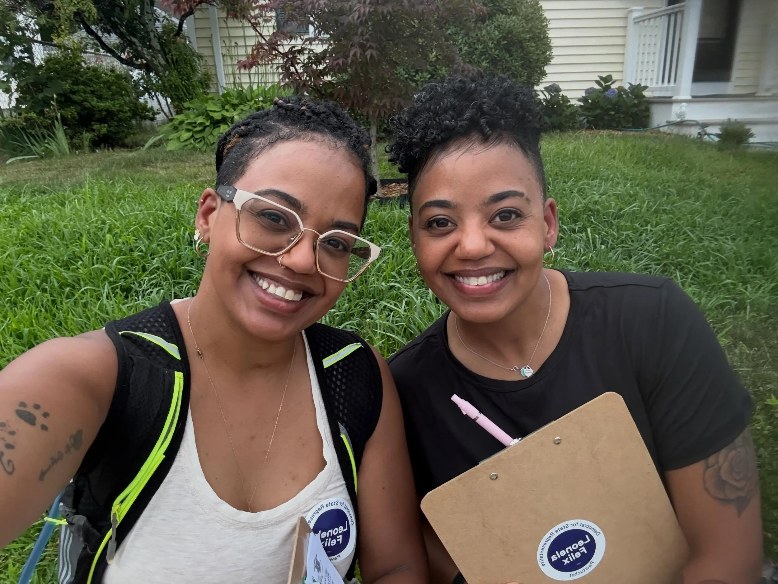 Rain or shine, we&rsquo;re out here collecting signatures to qualify for the ballot in the upcoming election. 🗳️

If you live in Pawtucket, House District 61 or Senate District 8 send me a message and I&rsquo;ll come to you! If you&rsquo;re unsure, 