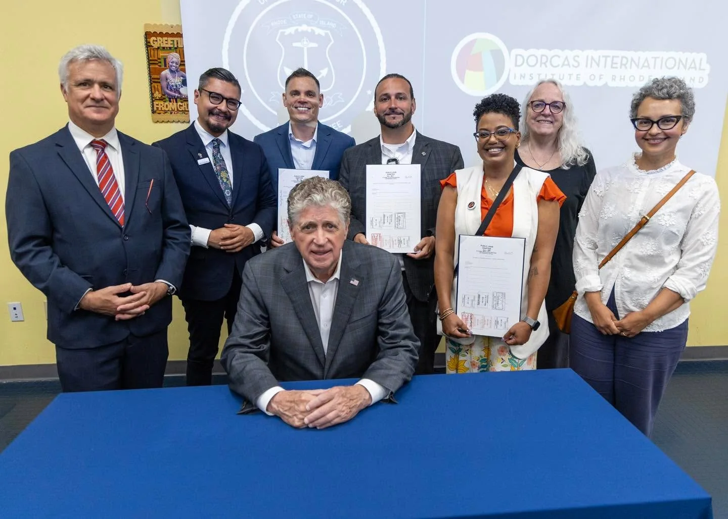 Today, I was honored to stand with colleagues, advocates, and community members as Governor McKee signed several immigration bills into law, including legislation I sponsored to ensure that minor misdemeanor convictions don&rsquo;t lead to devastatin