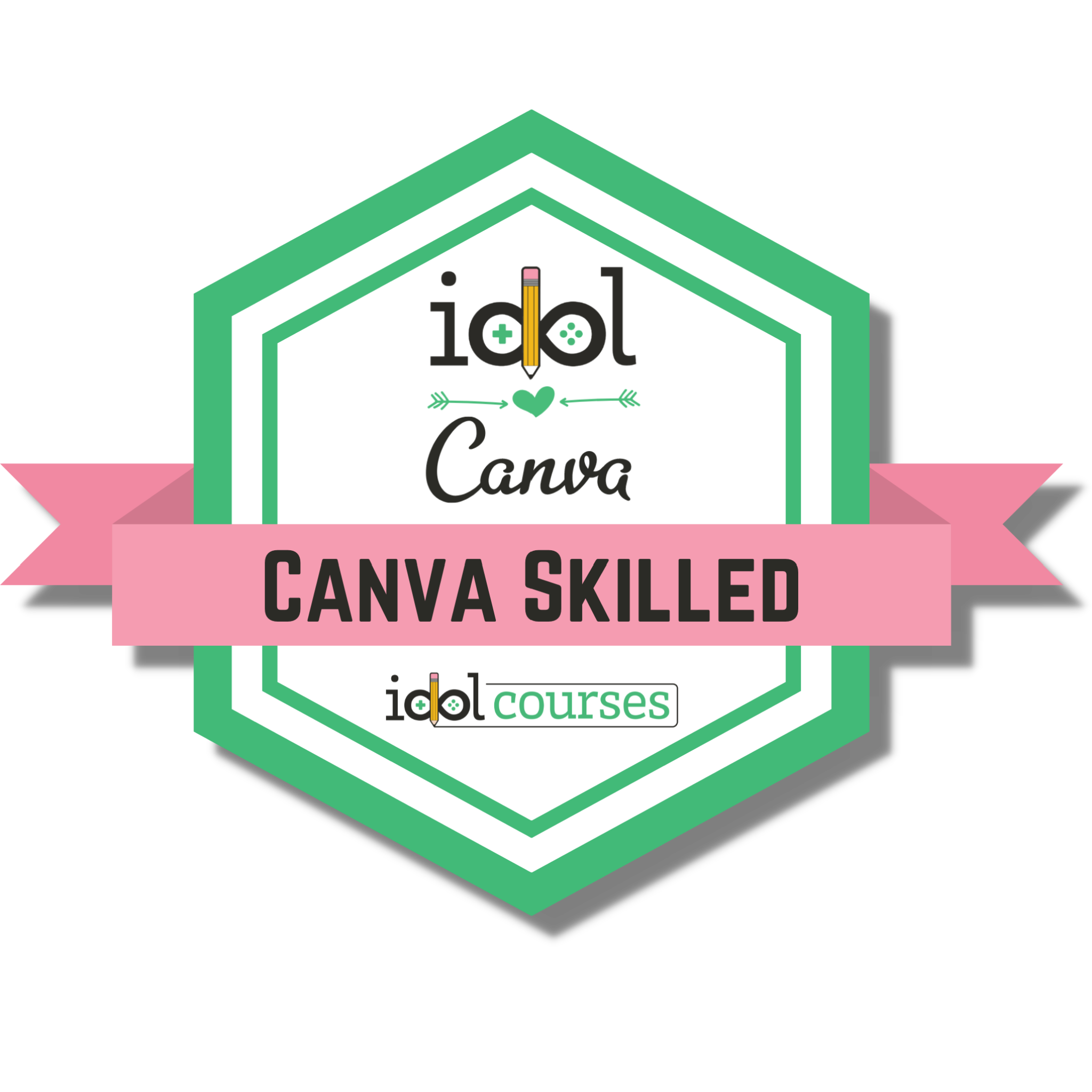 Click badge to see credential