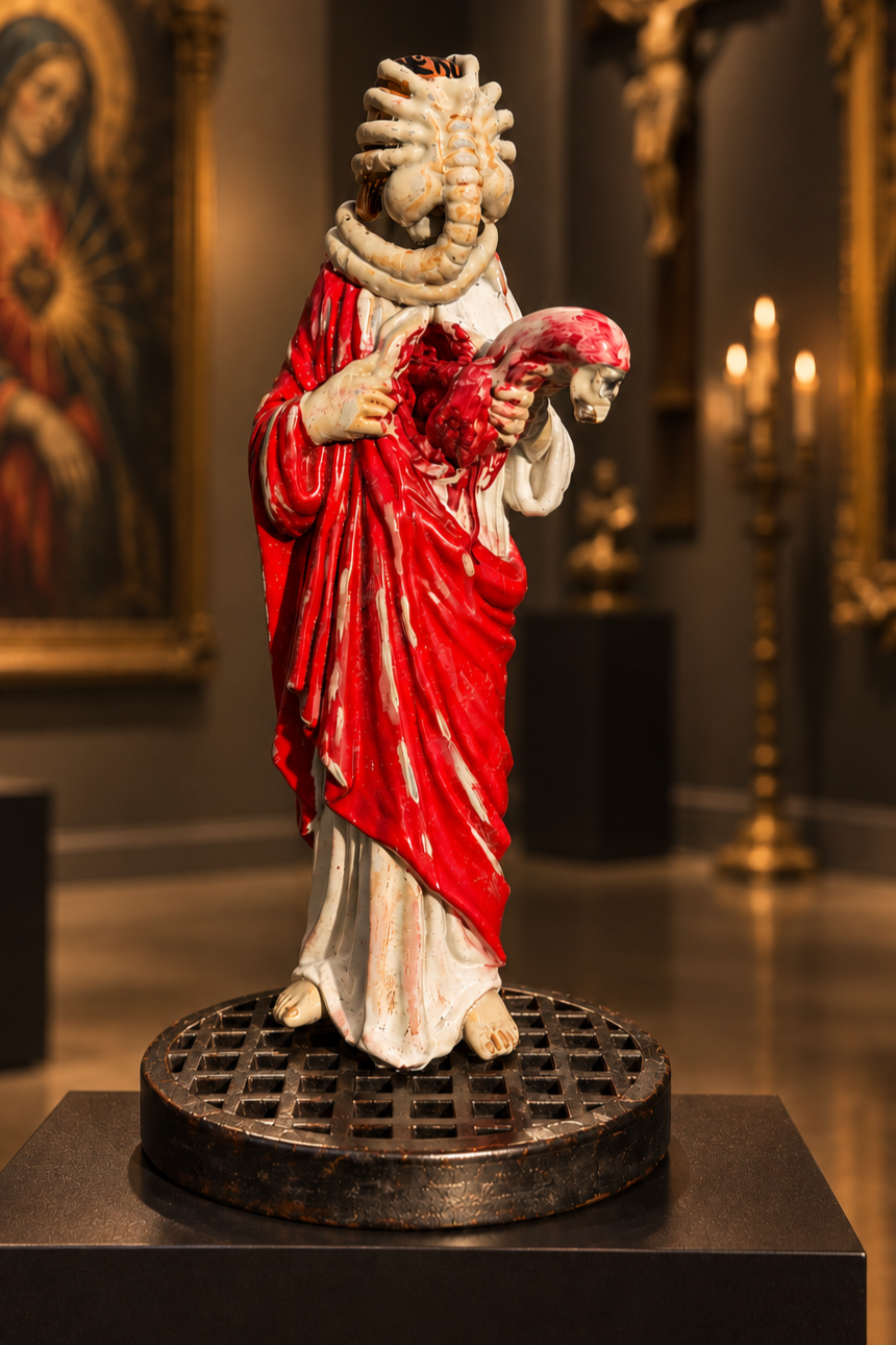 Xeno Jesus- PLA, Resin, 2026