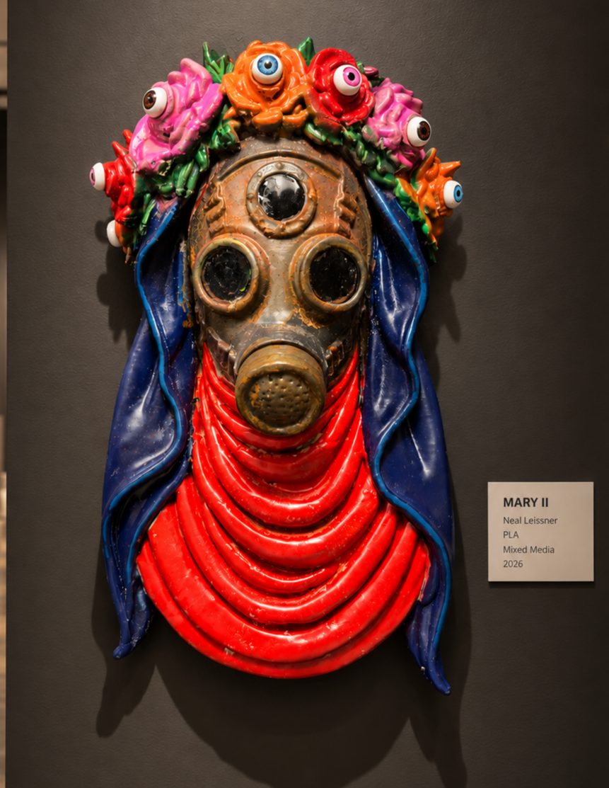 Mary II- PLA, Resin, Acrylic Paint, 2026