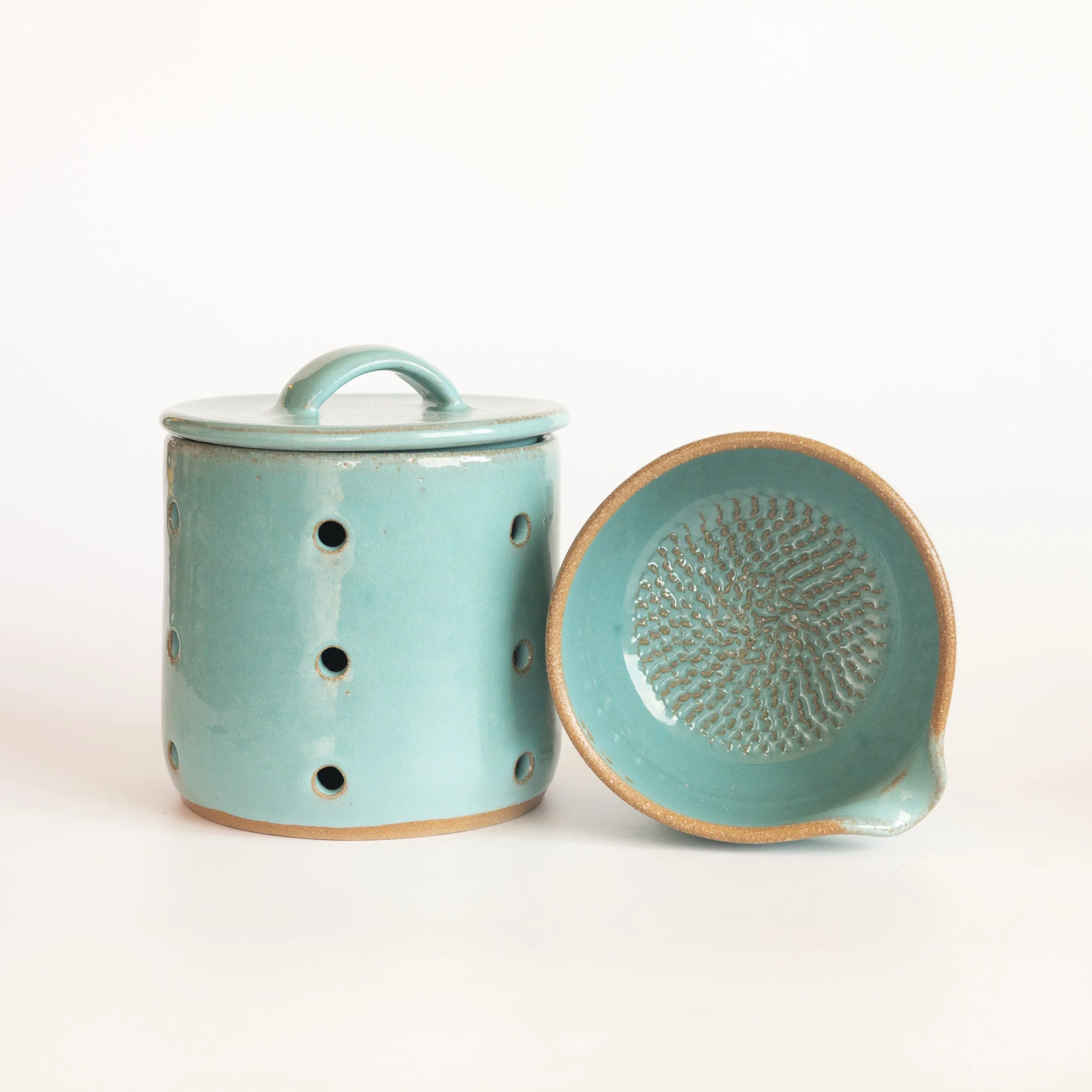Garlic Keeper & Grater Bundle