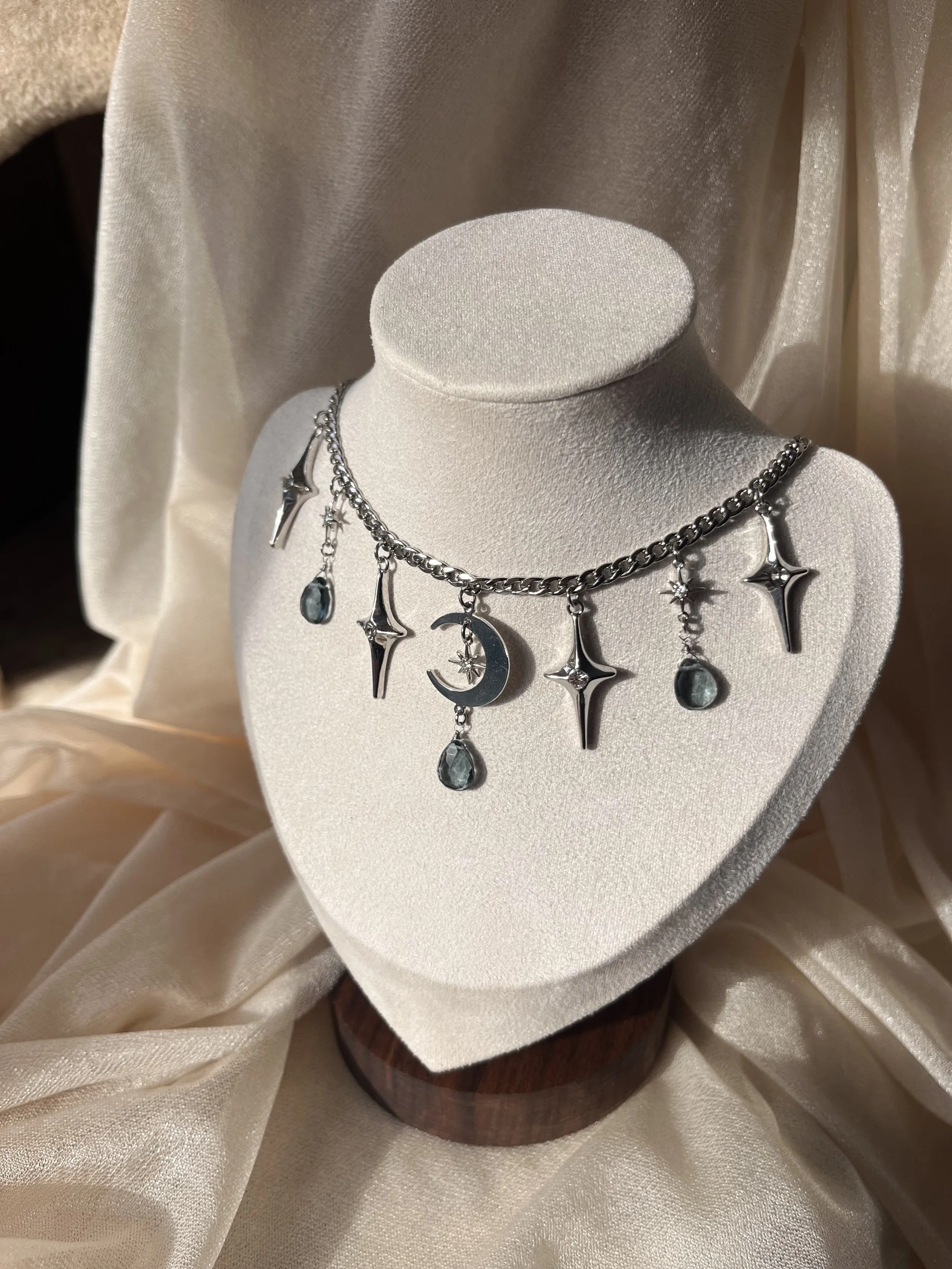 Blue Moon Necklace