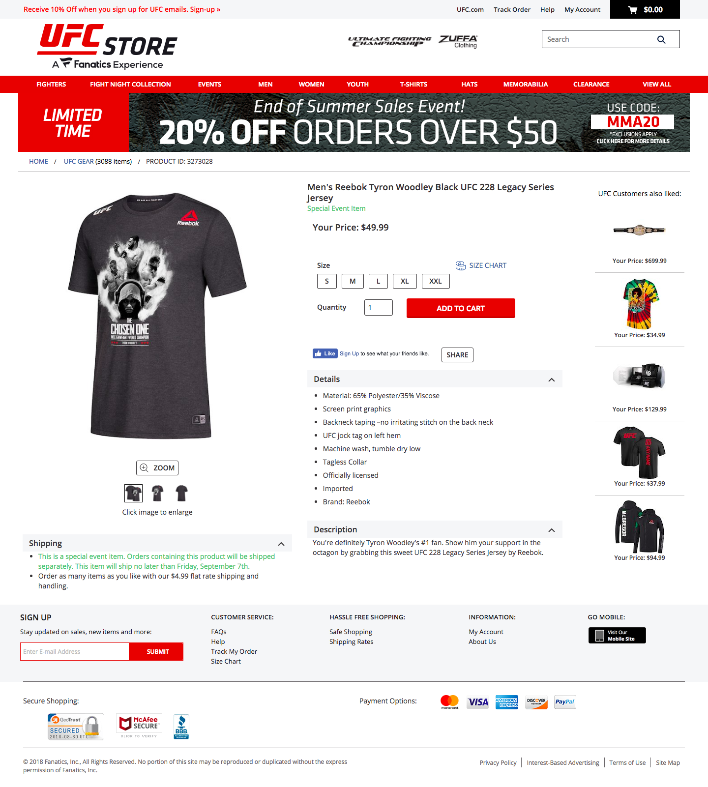 UFC Reebok Apparel Designer - Art Director Reebok