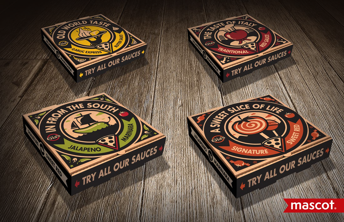 Gia’s Pizza Rebranding 