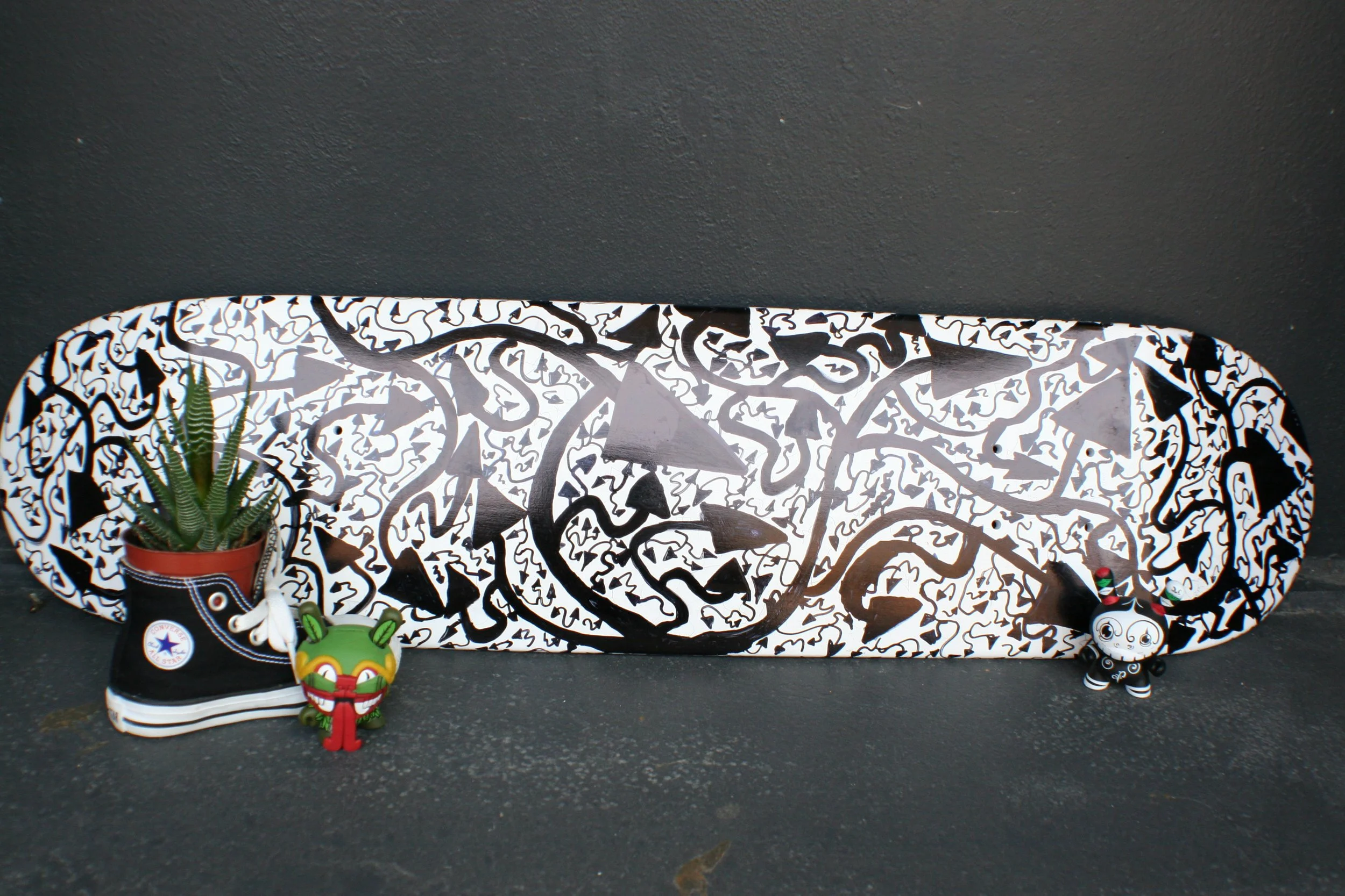 I like to draw ivy arrows 