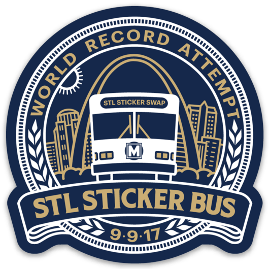 STL Post Dispatch Sticker Bus 
