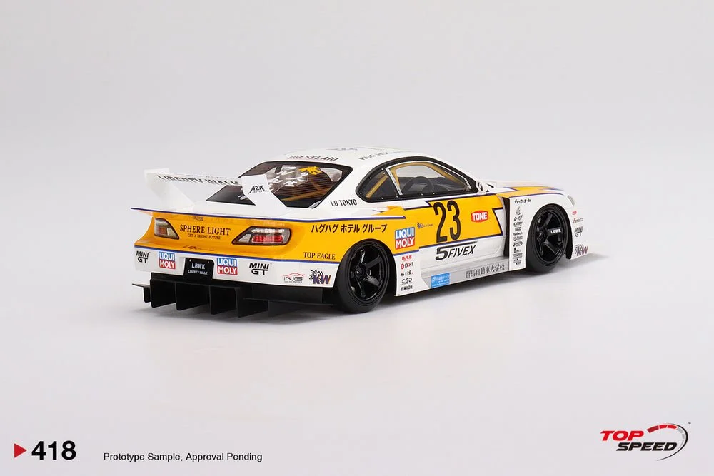TOPSPEED1/18 LB-Super SilhouetteニッサンS15 TOP SPEED 1/18 - NISSAN S15 Silvia LB-Super Silhouette