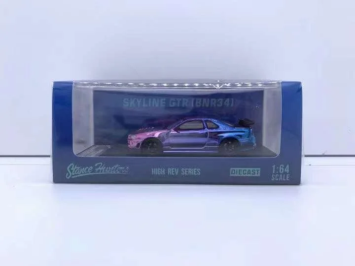 Stance Hunters 1/64 R34 Z-TUNE Chrome Chameleon — SIX6PEED