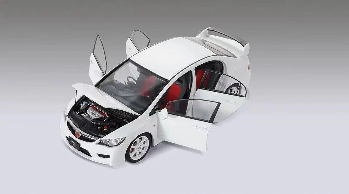 Well 1/18 HONDA CIVIC TYPE R (FD2) Championship White Limited 699