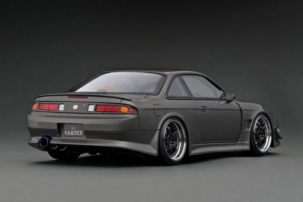 Ignition Model IG3088 1/18 VERTEX S14 Silvia Gun Metallic — SIX6PEED