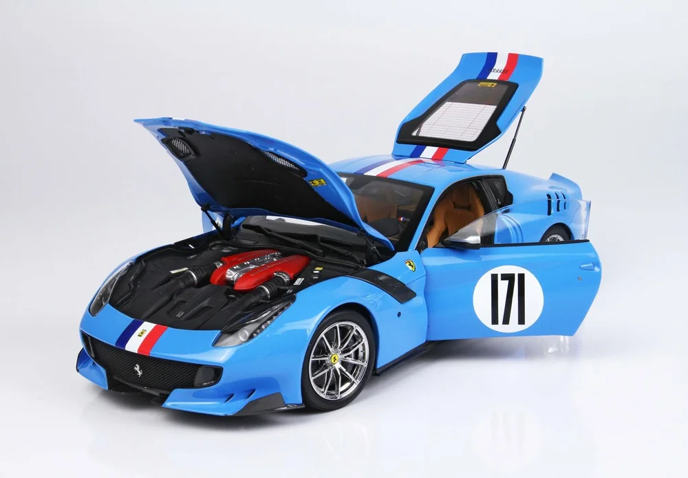 ミニカー f12tdf  box bbr ミニカー f12tdf box bbr 1/18 BBR Ferrari F12 TDF (Titanium