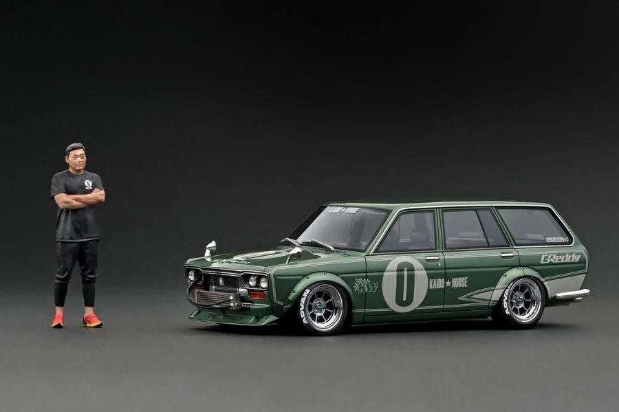 Ignition Model IG3148 1/18 Datsun Bluebird (510) Wagon Green