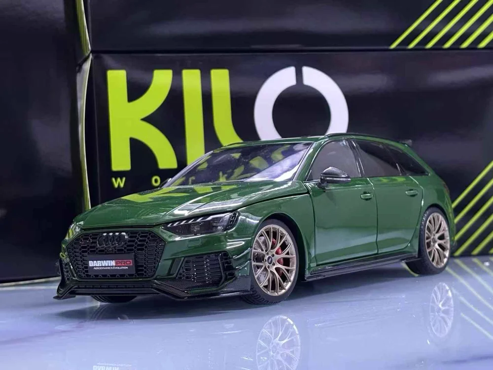 KiloWorks 1/18 Audi RS4 Avant DarwinPro Green — SIX6PEED