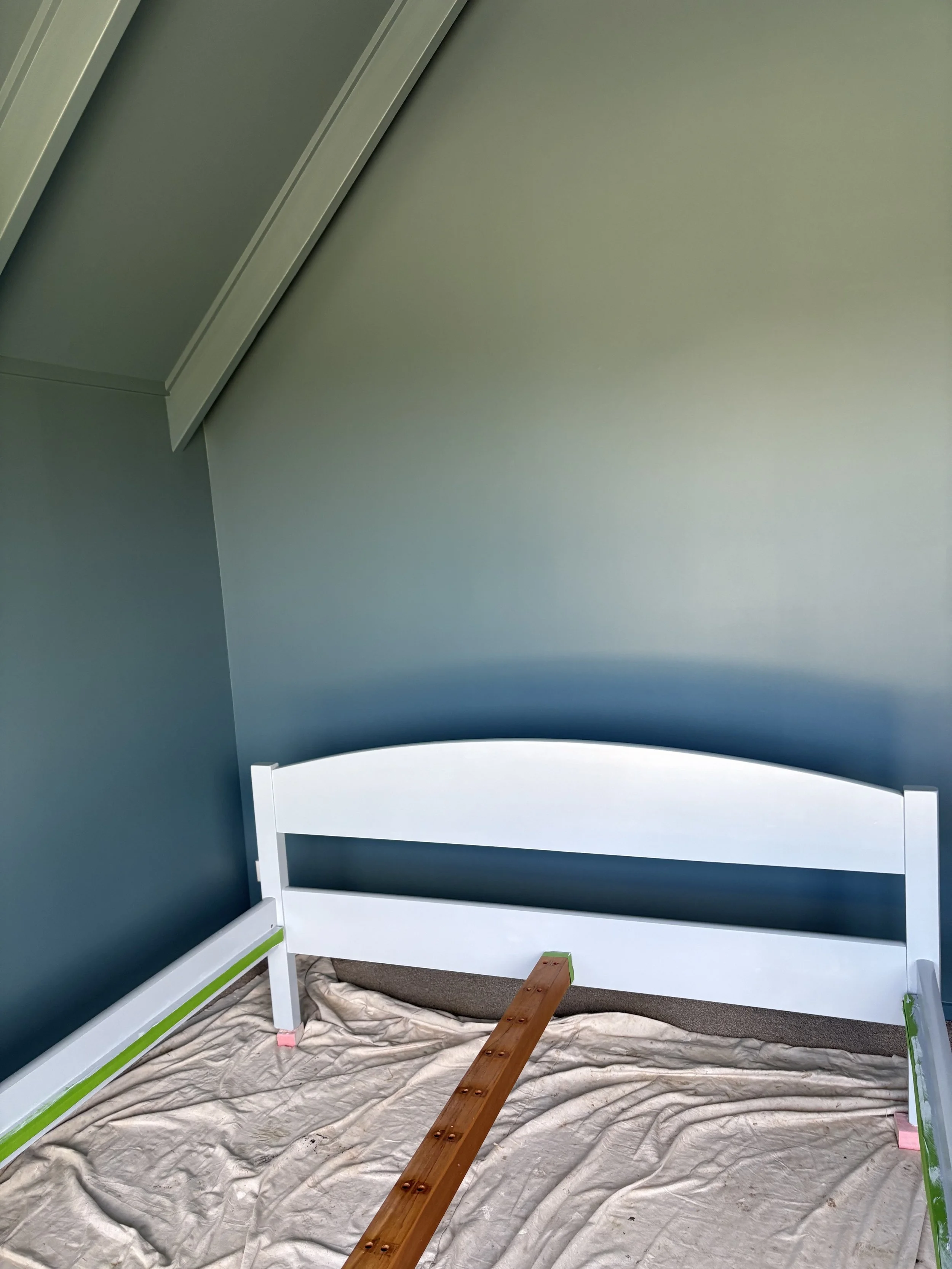 Bedroom WIP - such an improvement!