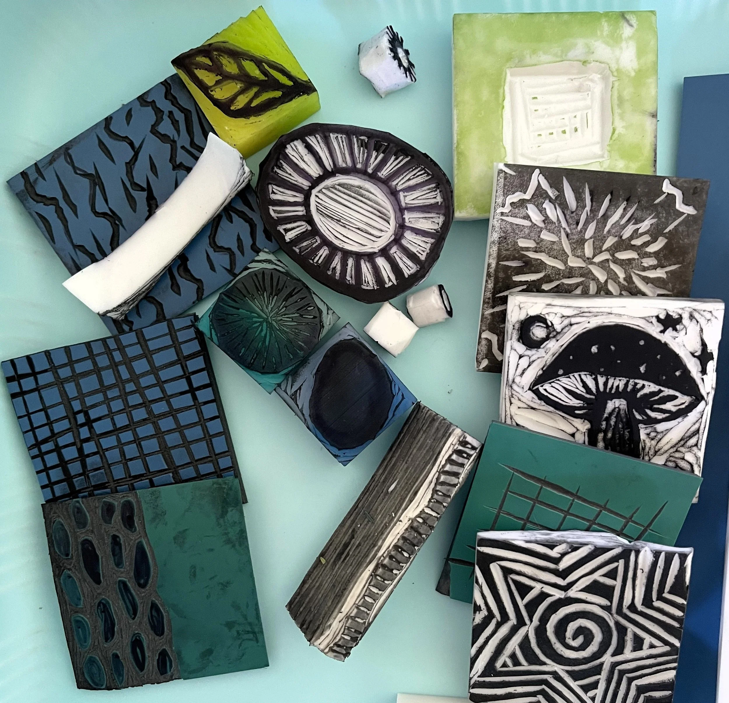 Lino Printing Workshop 1 Small lino print for cards